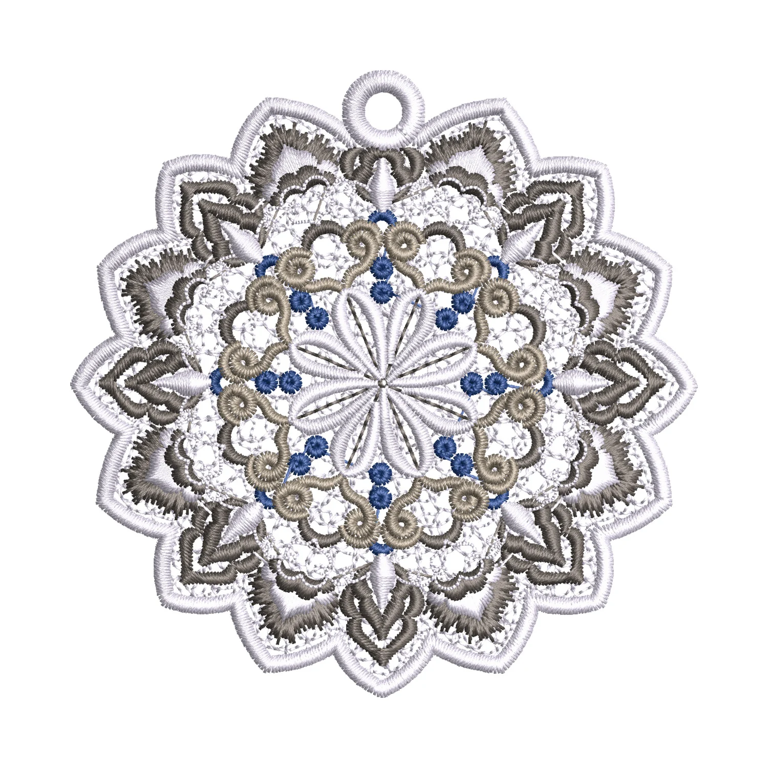 Snowflake Quilt Embroidery Design