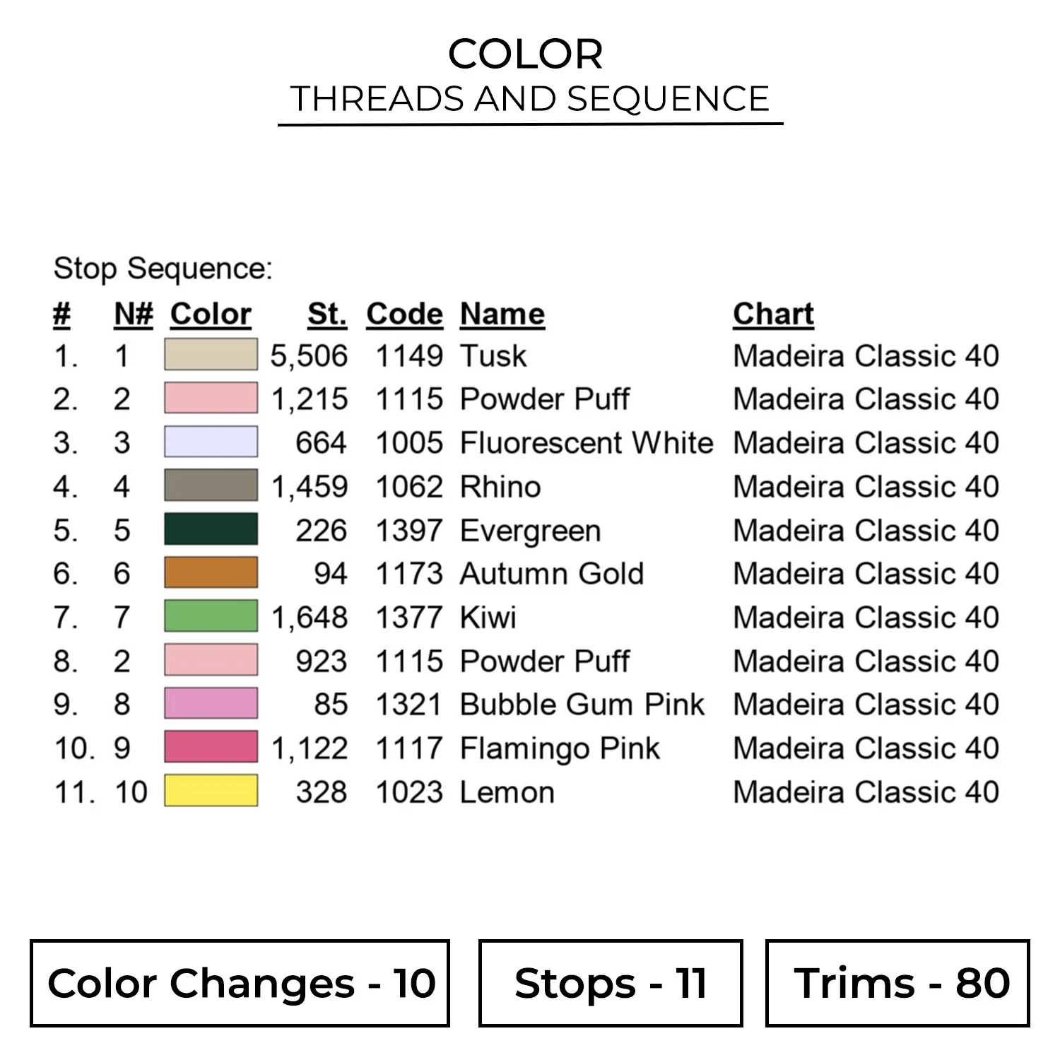 Color AML165