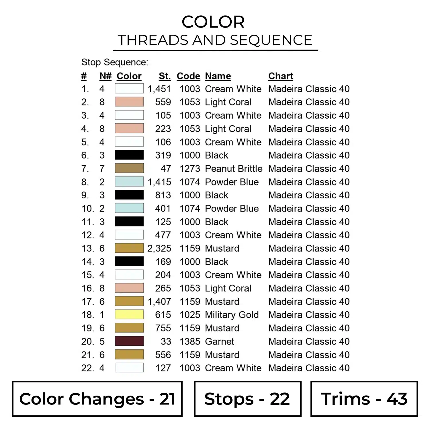 Color TAO76