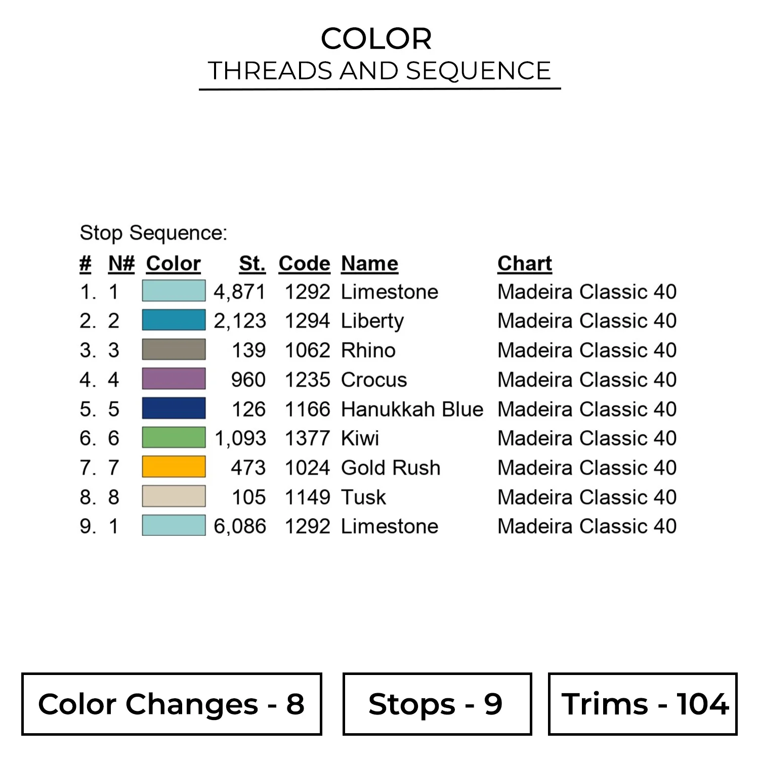 Color TAO81