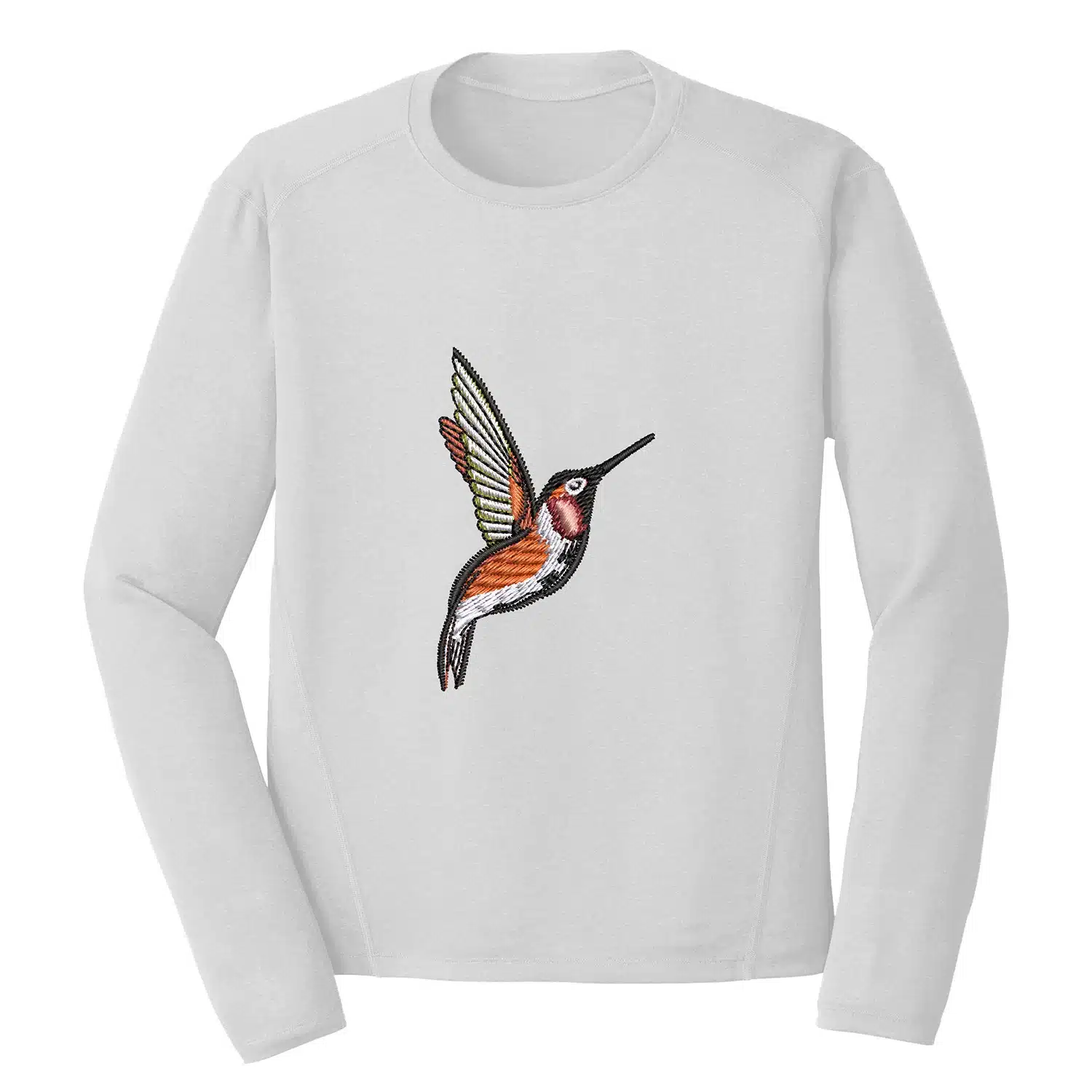 Hummingbird Embroidery Design - Bird Embroidery Design 1 Mockup BRD38