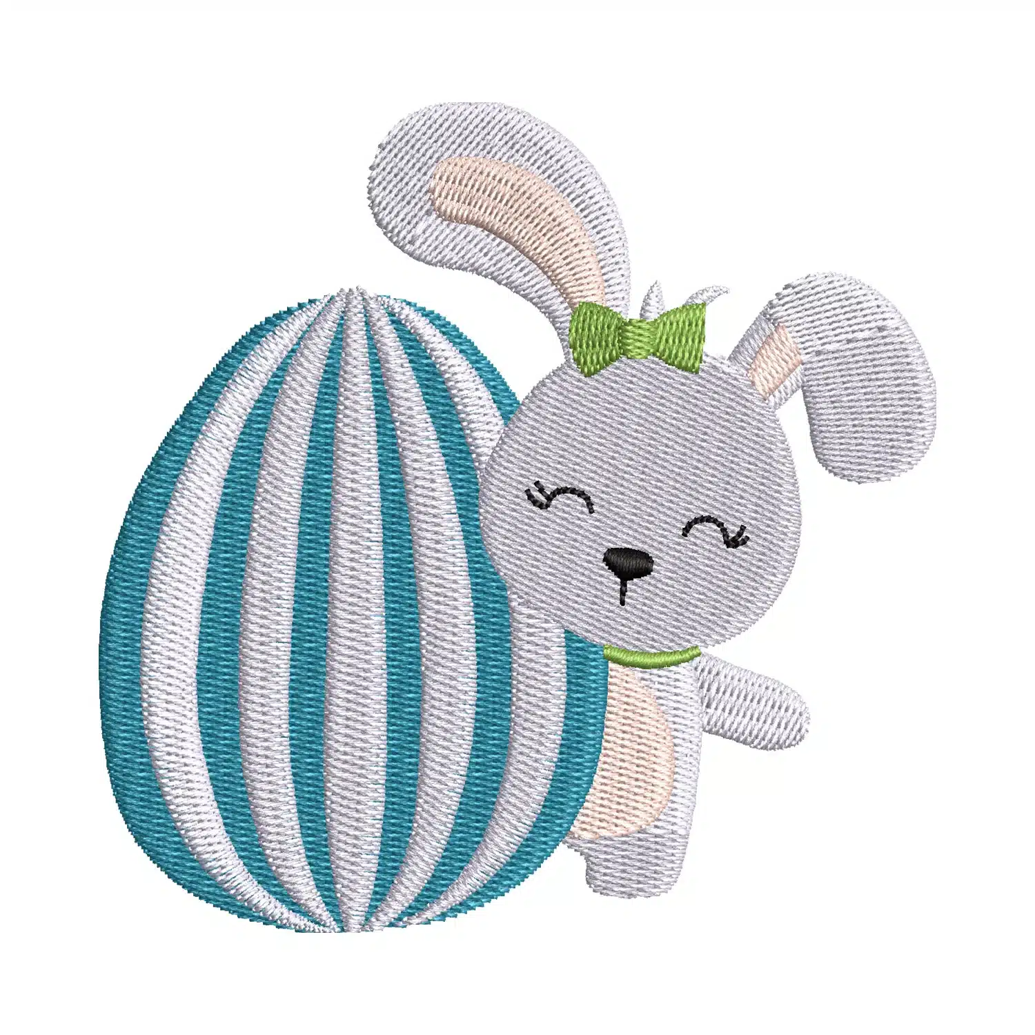 Easter Bunny Embroidery Design