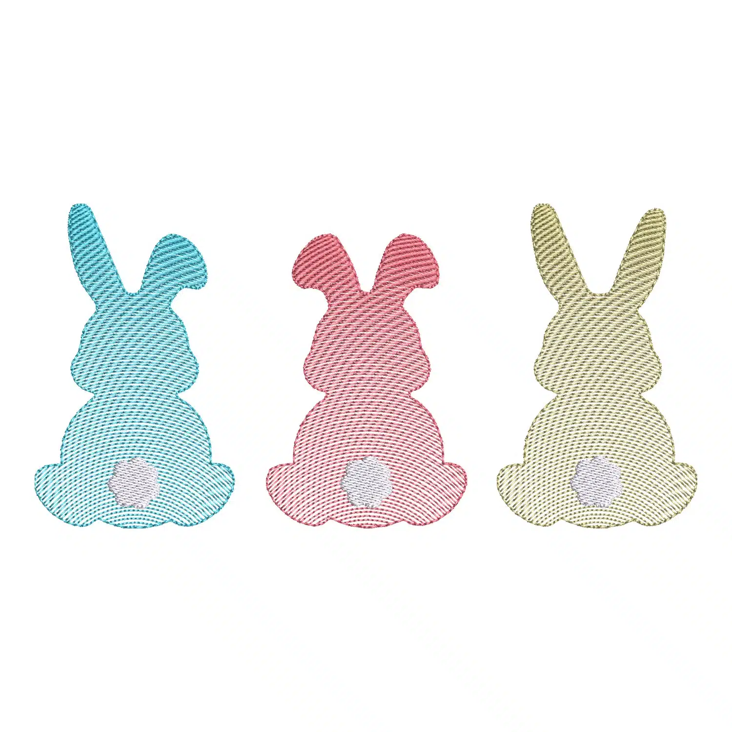 Easter Bunny Embroidery Design