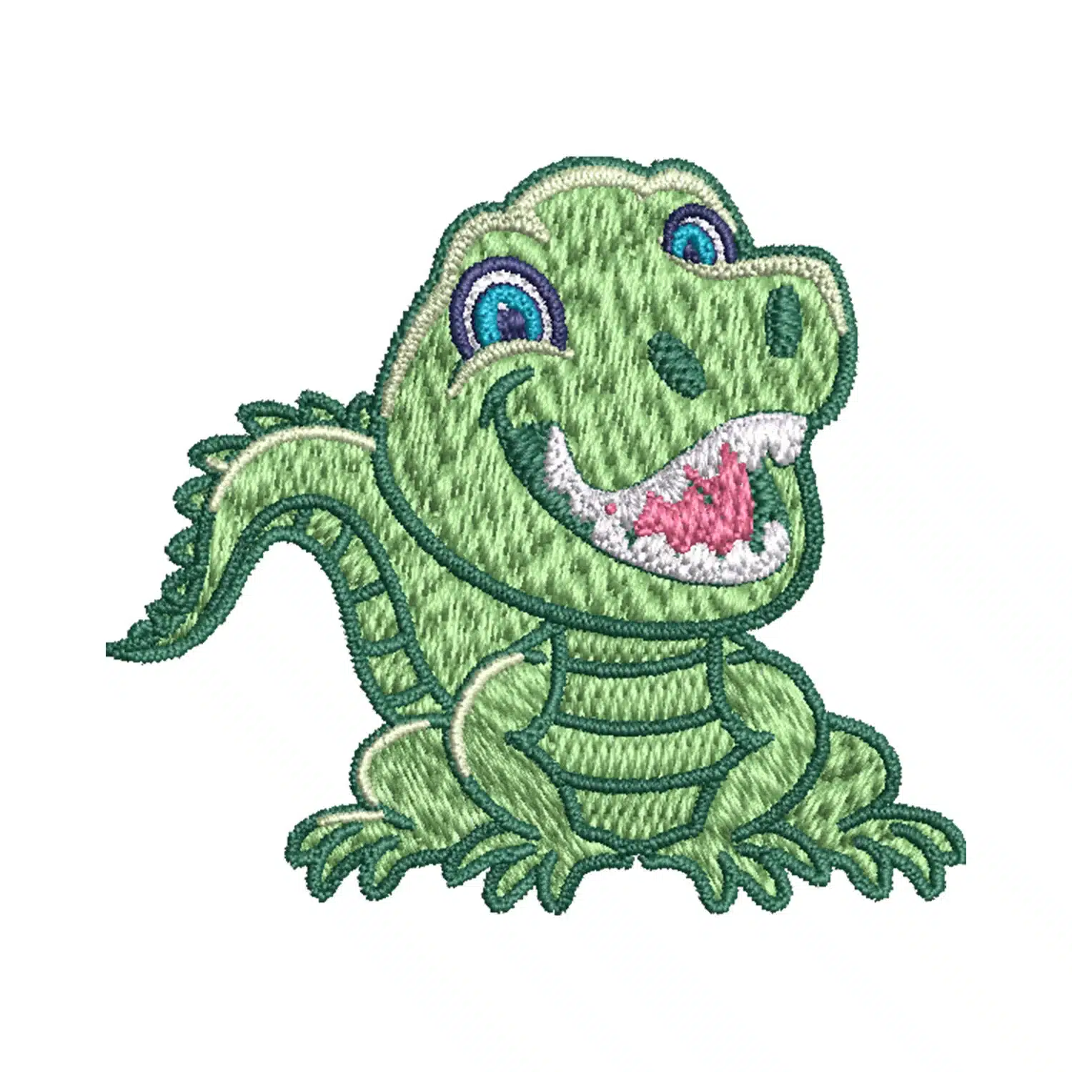 Little Dino Embroidery Design