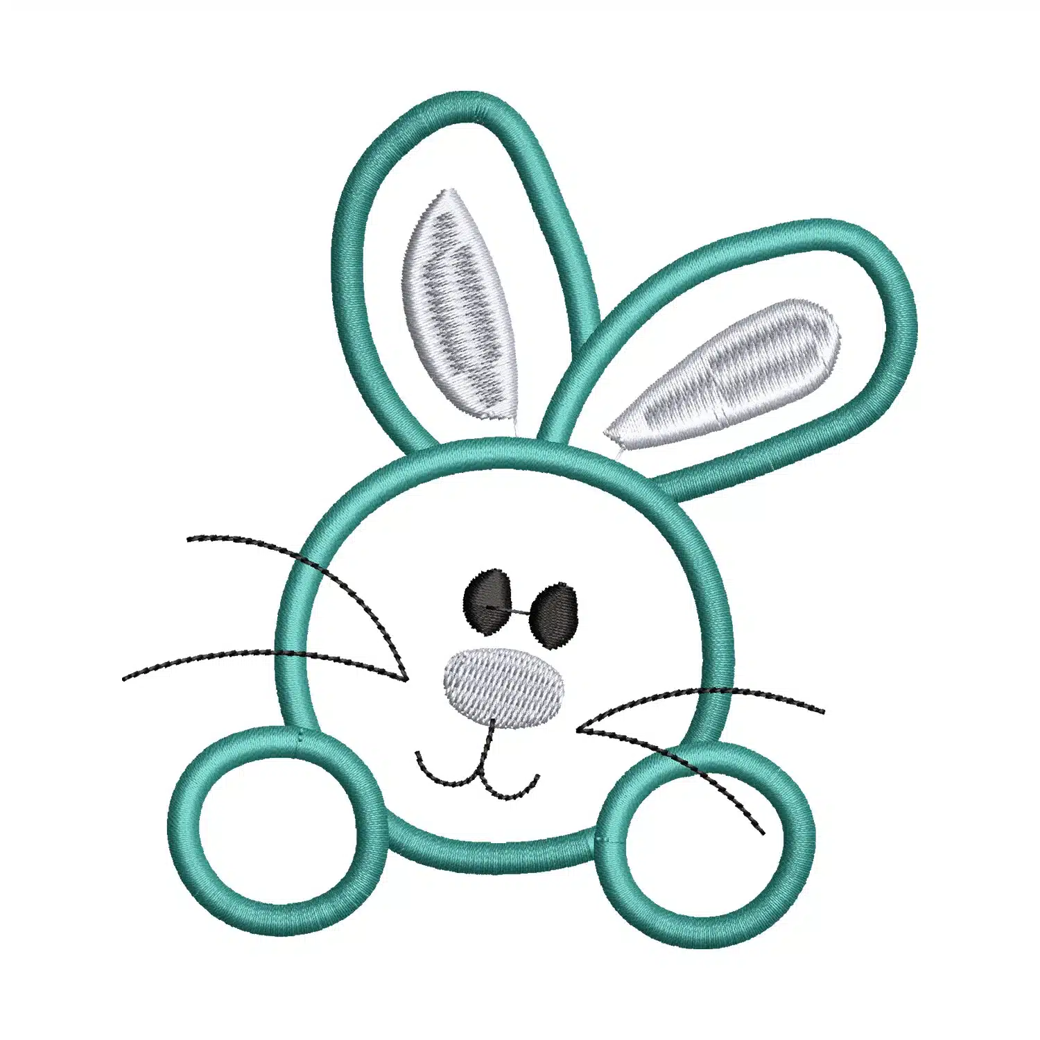Rabbit Embroidery Design
