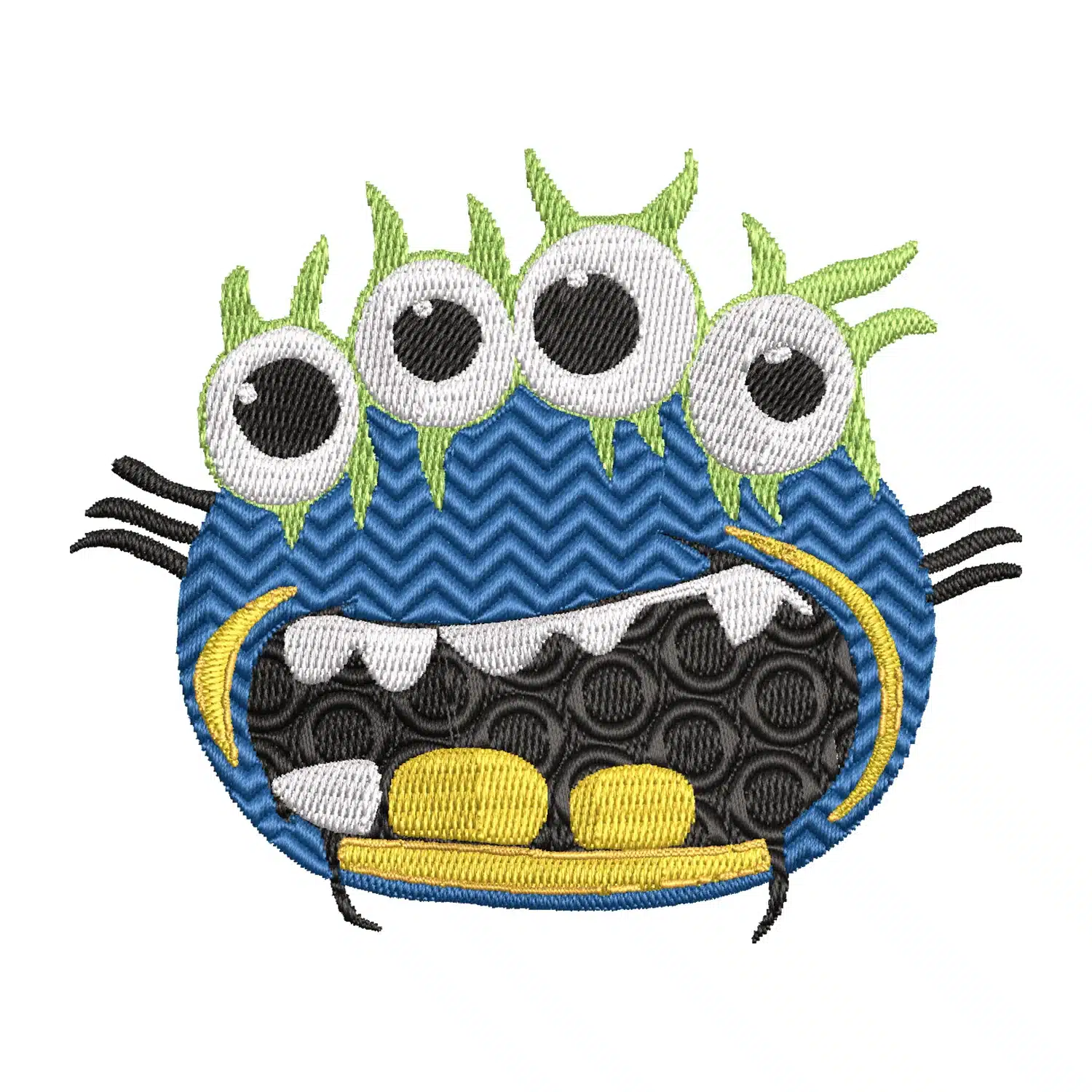 Monster Embroidery Design