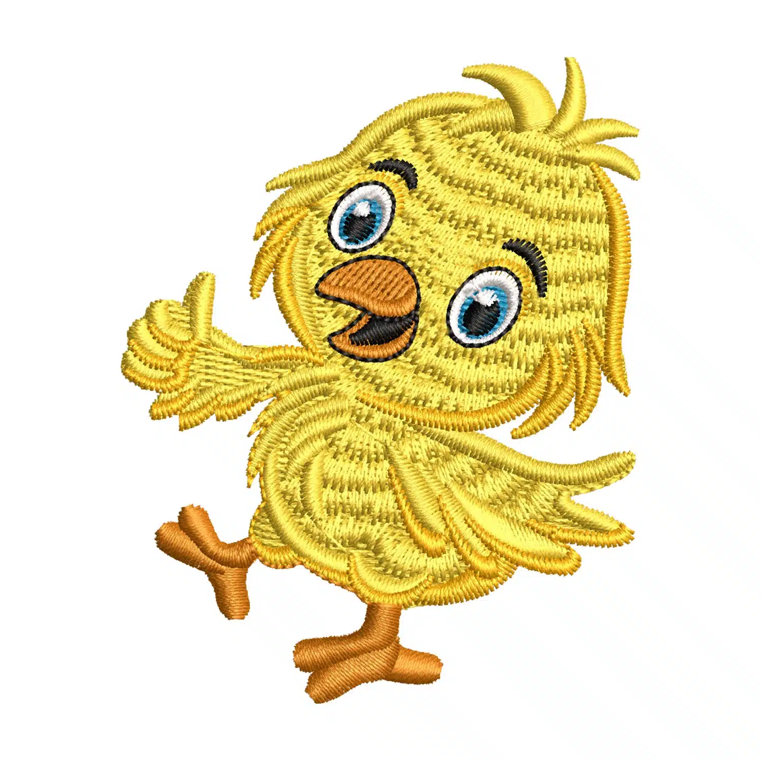 Cute Chick Embroidery Design
