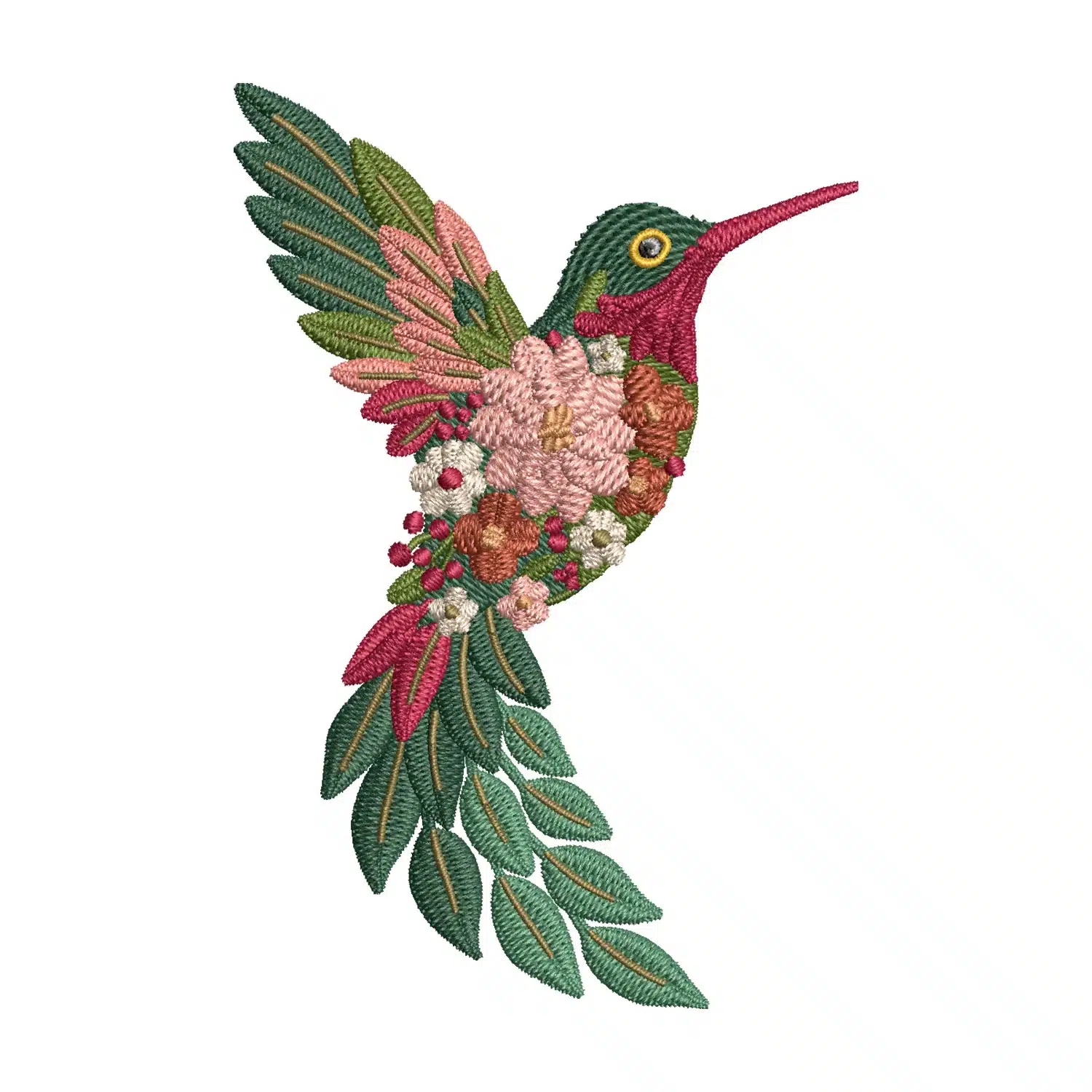 Hummingbird Embroidery Design Hummingbird Embroidery Design