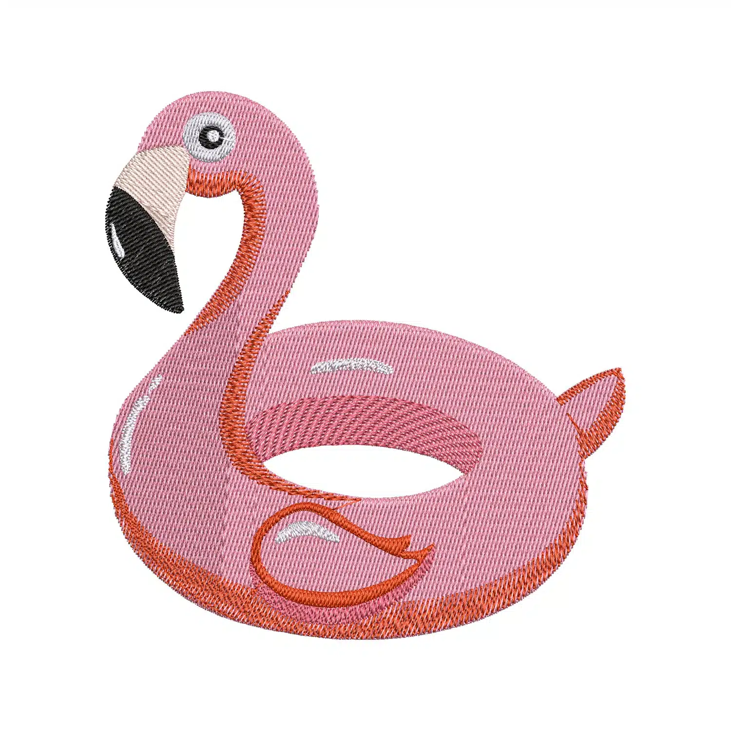 Home 151 Flamingo Swimming Balloon Embroidery Design