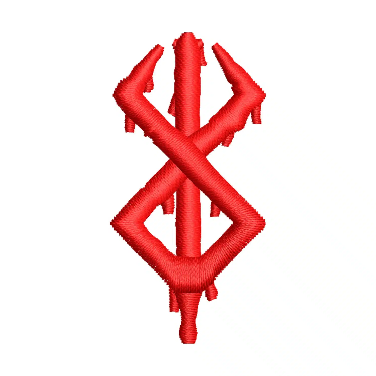 Berserk Logo Dripping Embroidery Design