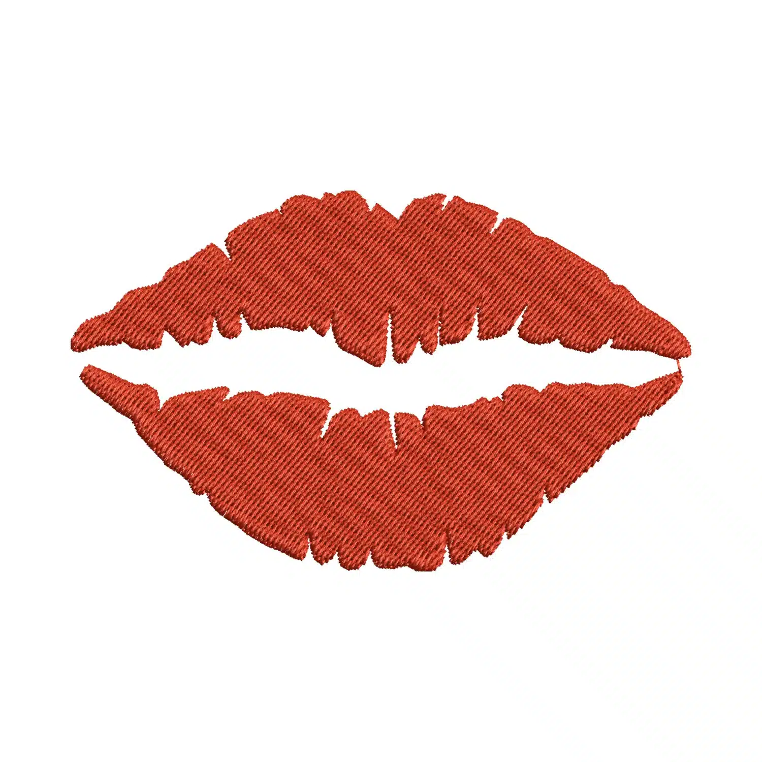 Lips Embroidery Design