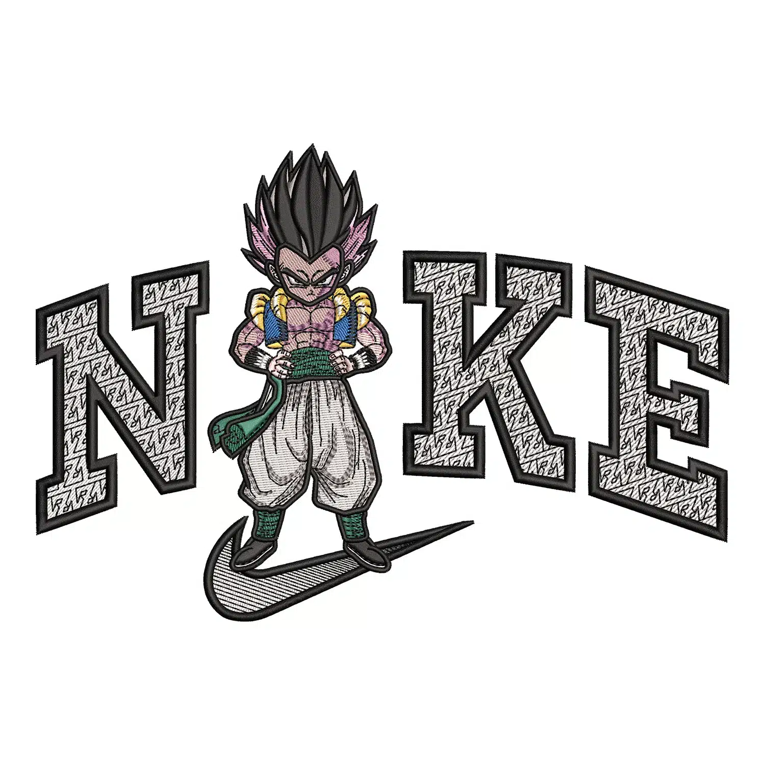 Home 146 Vegeta Nike Embroidery Design