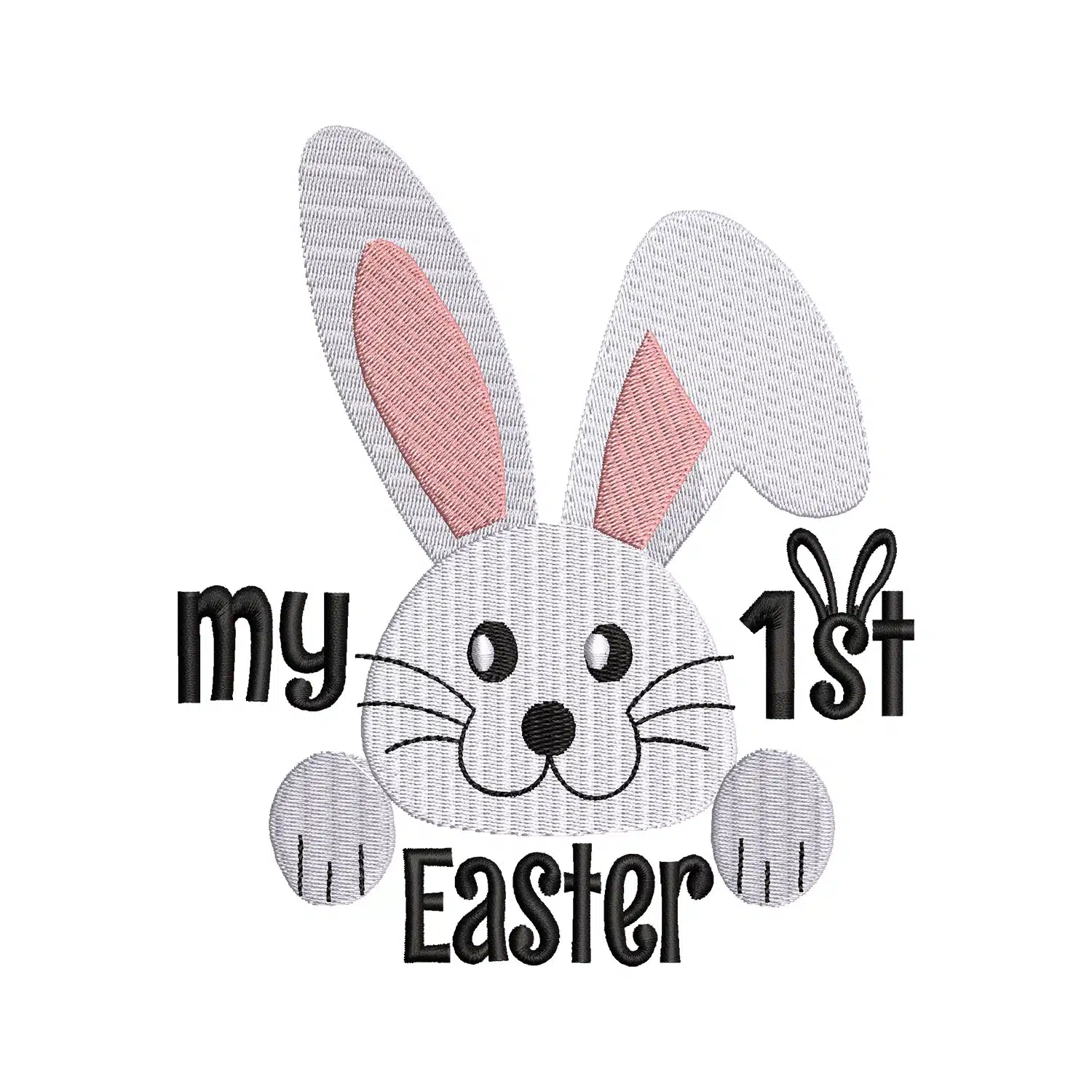 My 1st Easter Bunny Embroidery Design