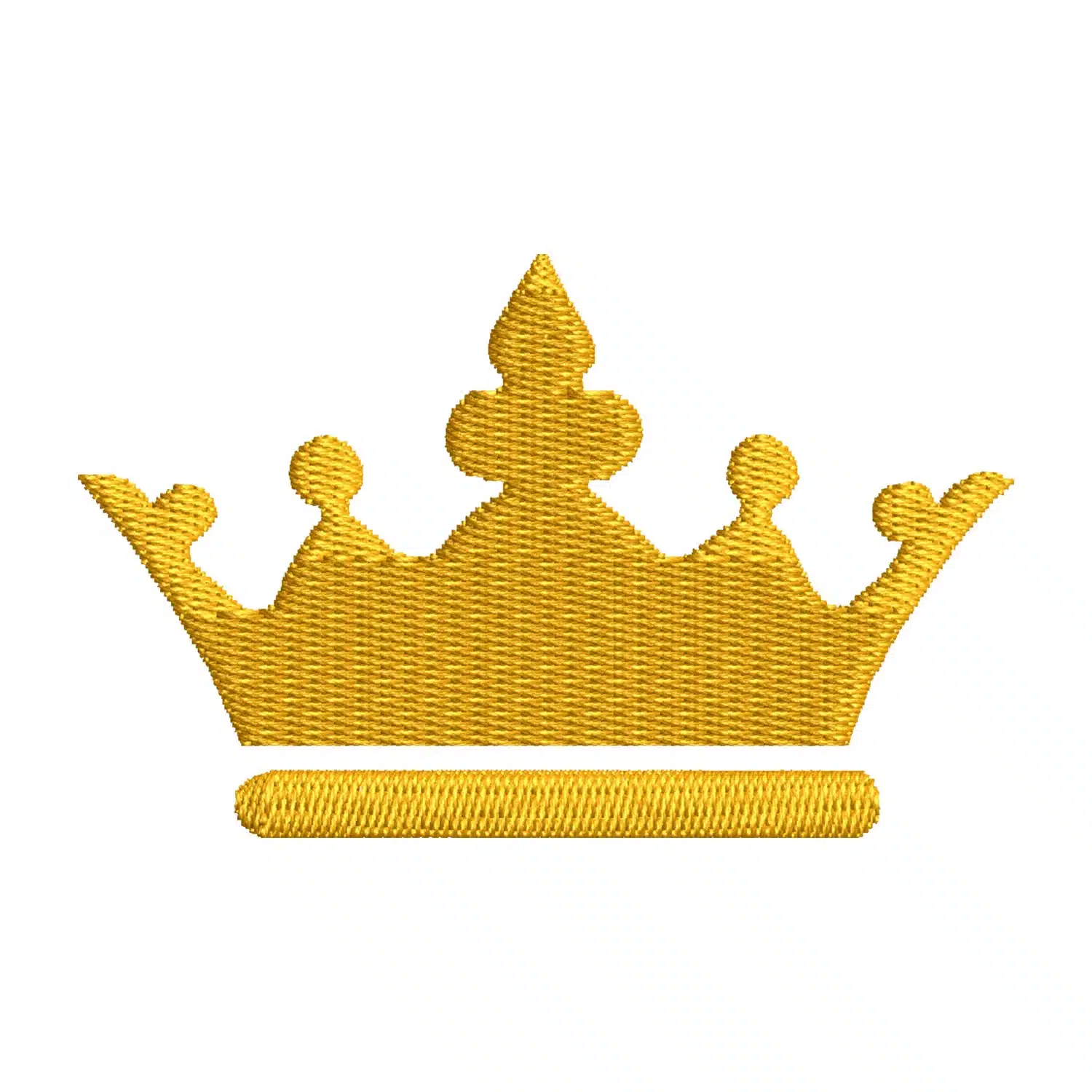 Kings Golden Crown Embroidery Design