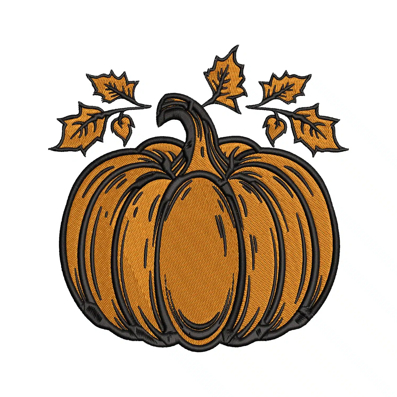Pumpkin Embroidery Design