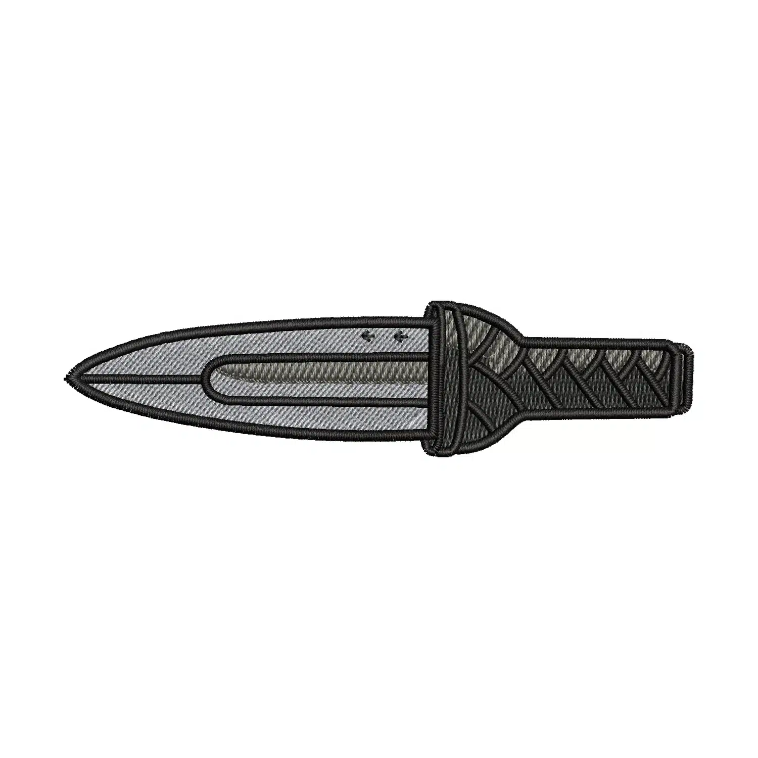 Knife Embroidery Design
