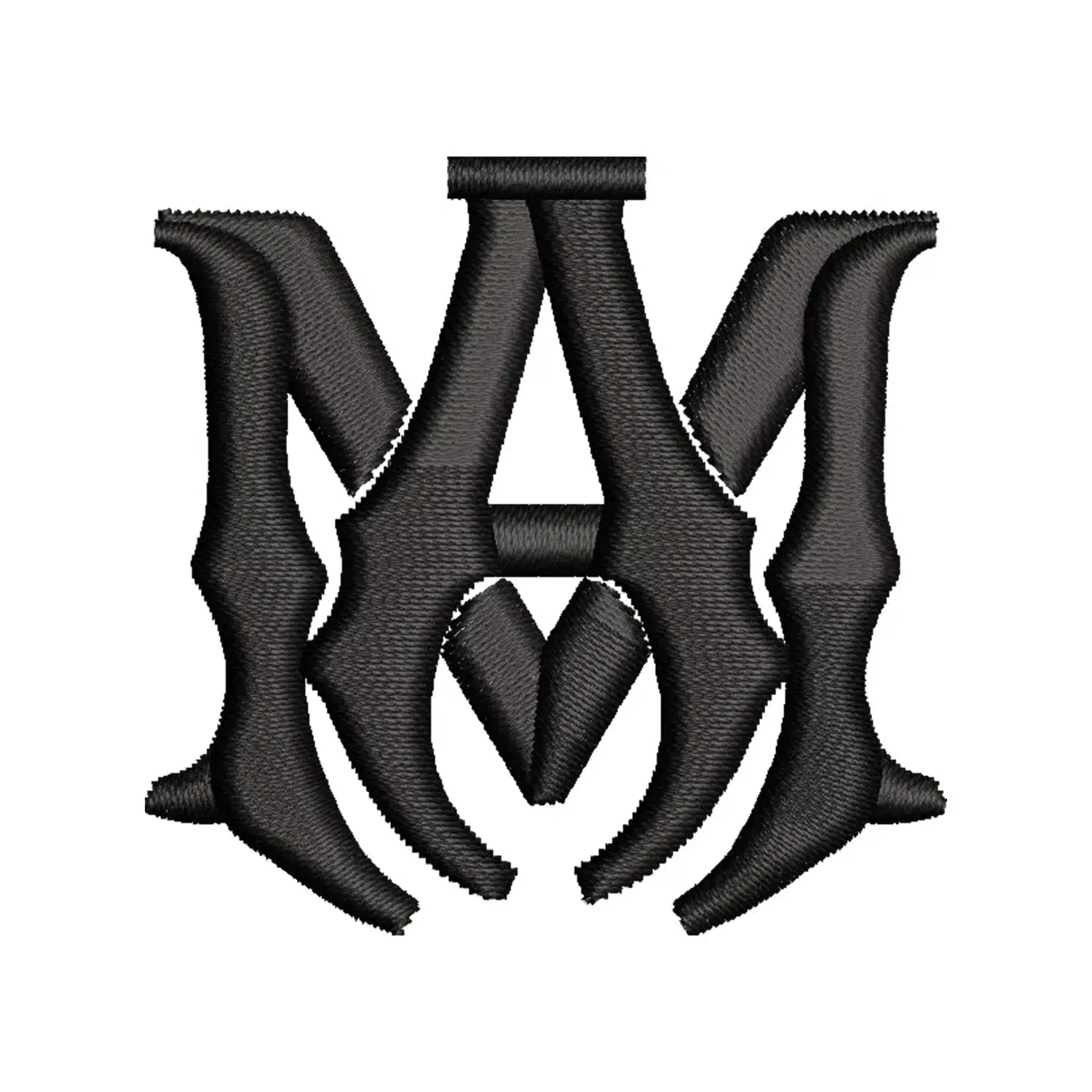 Amiri Logo Embroidery Design
