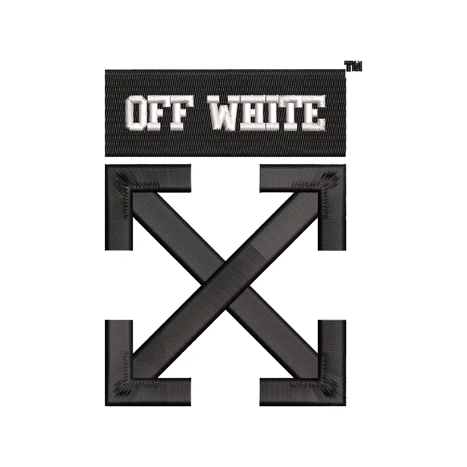 Off White Logo Embroidery Design
