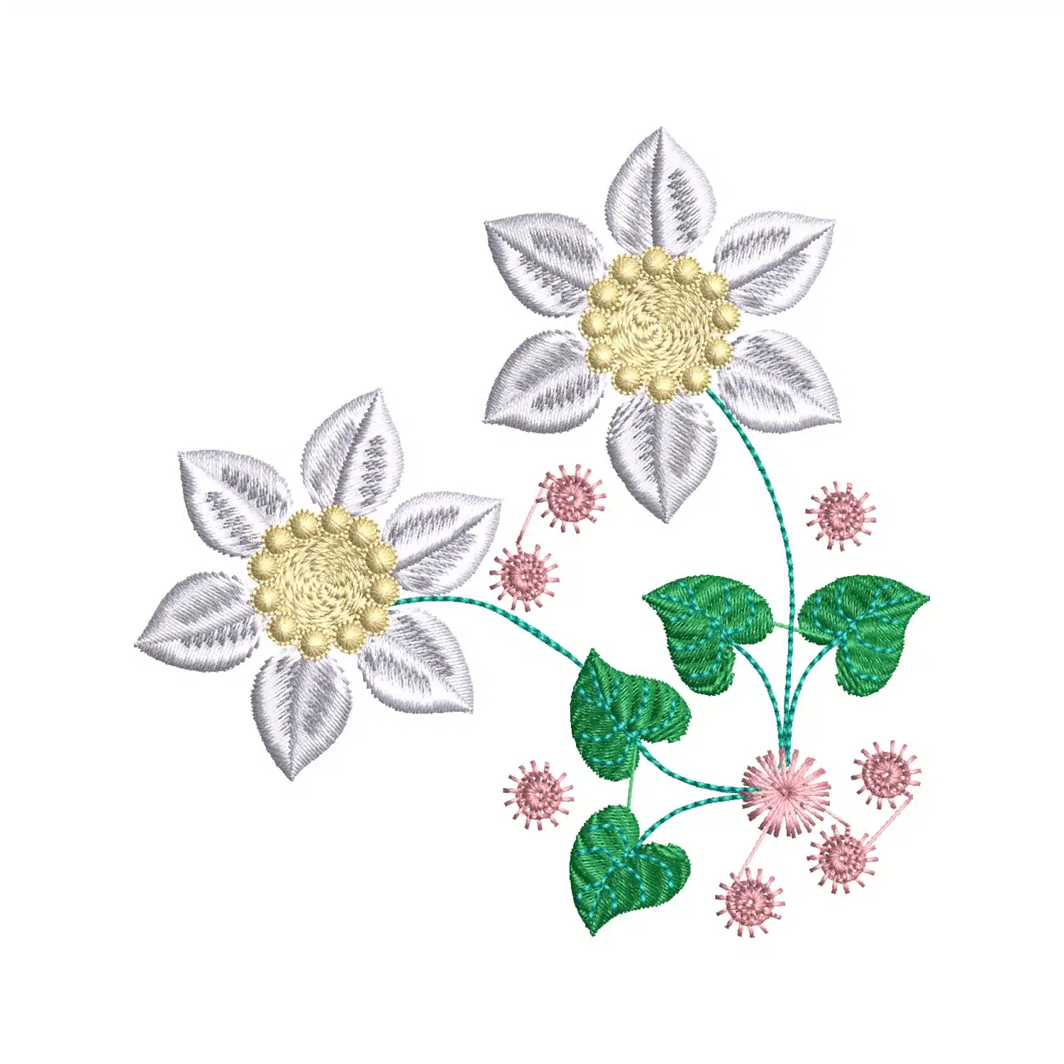 Flower Embroidery Design