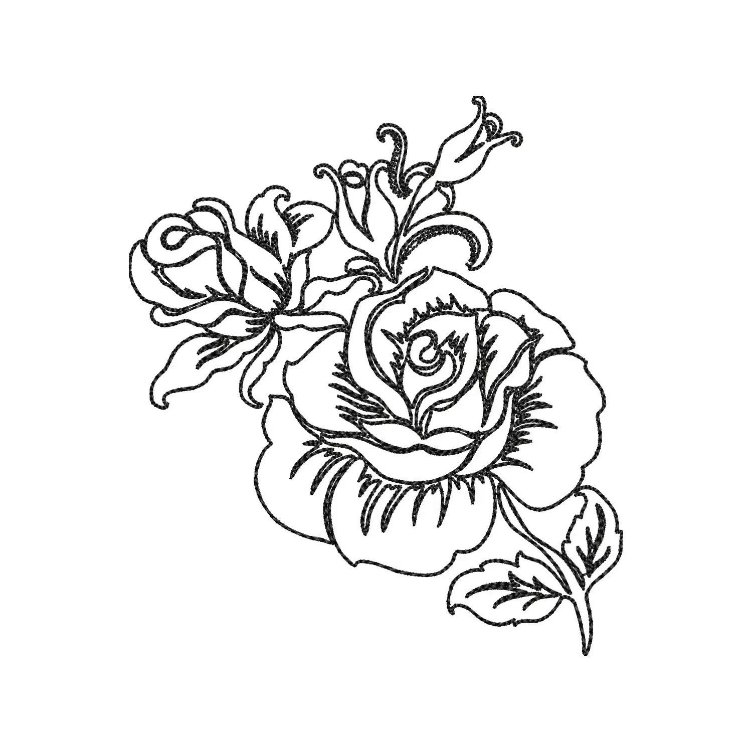 Flowers Embroidery Design