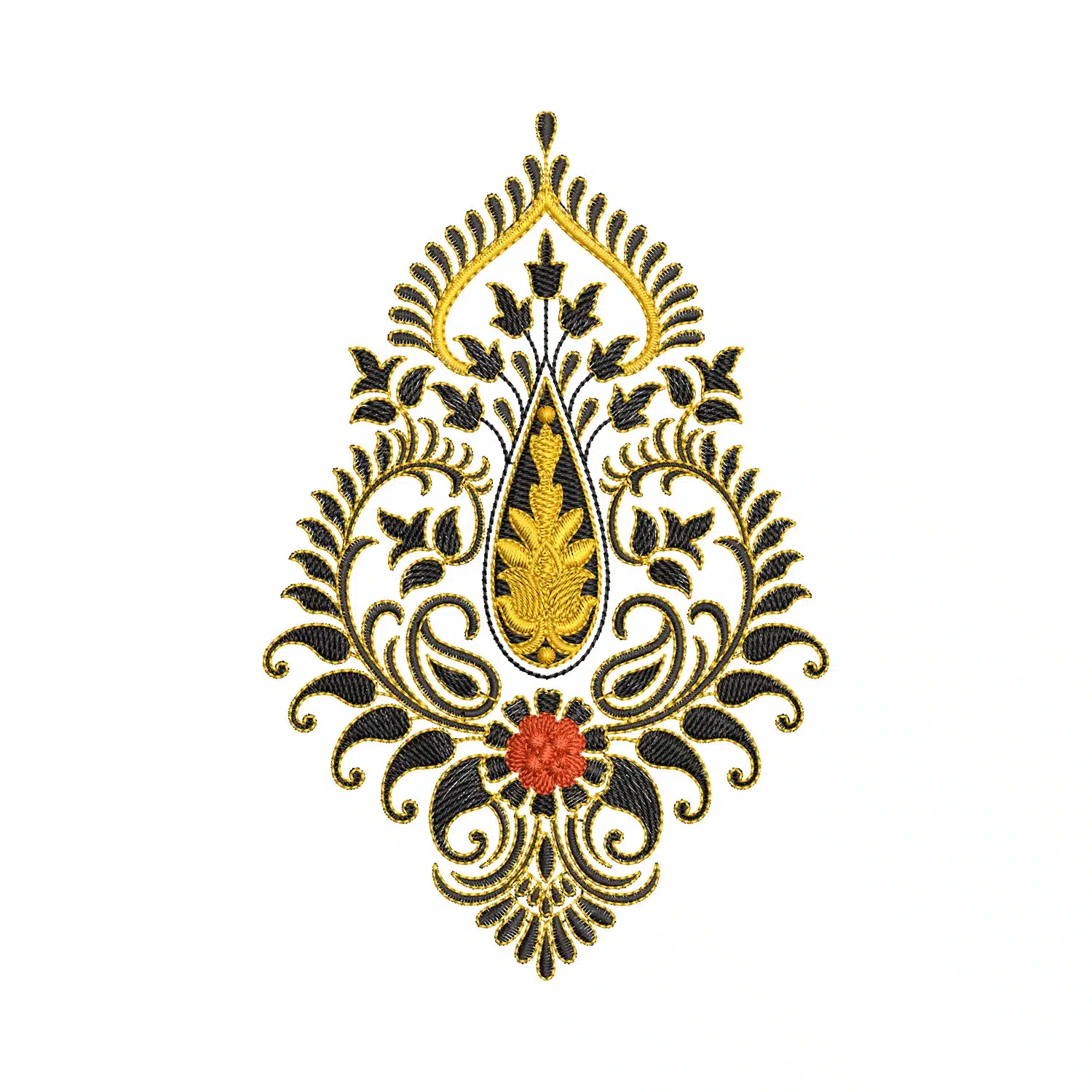 Floral Motif Embroidery Design