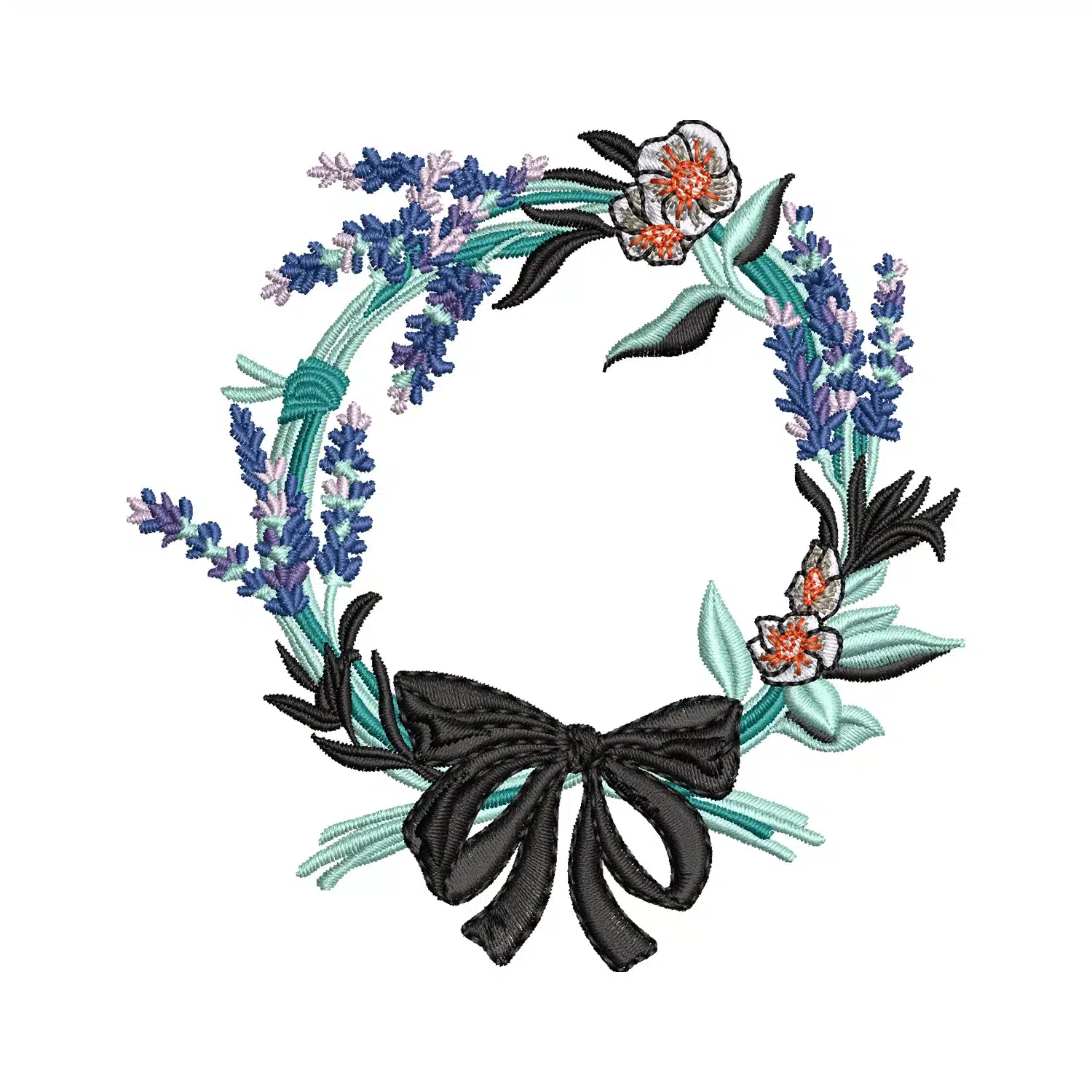 Lavender Embroidery Design