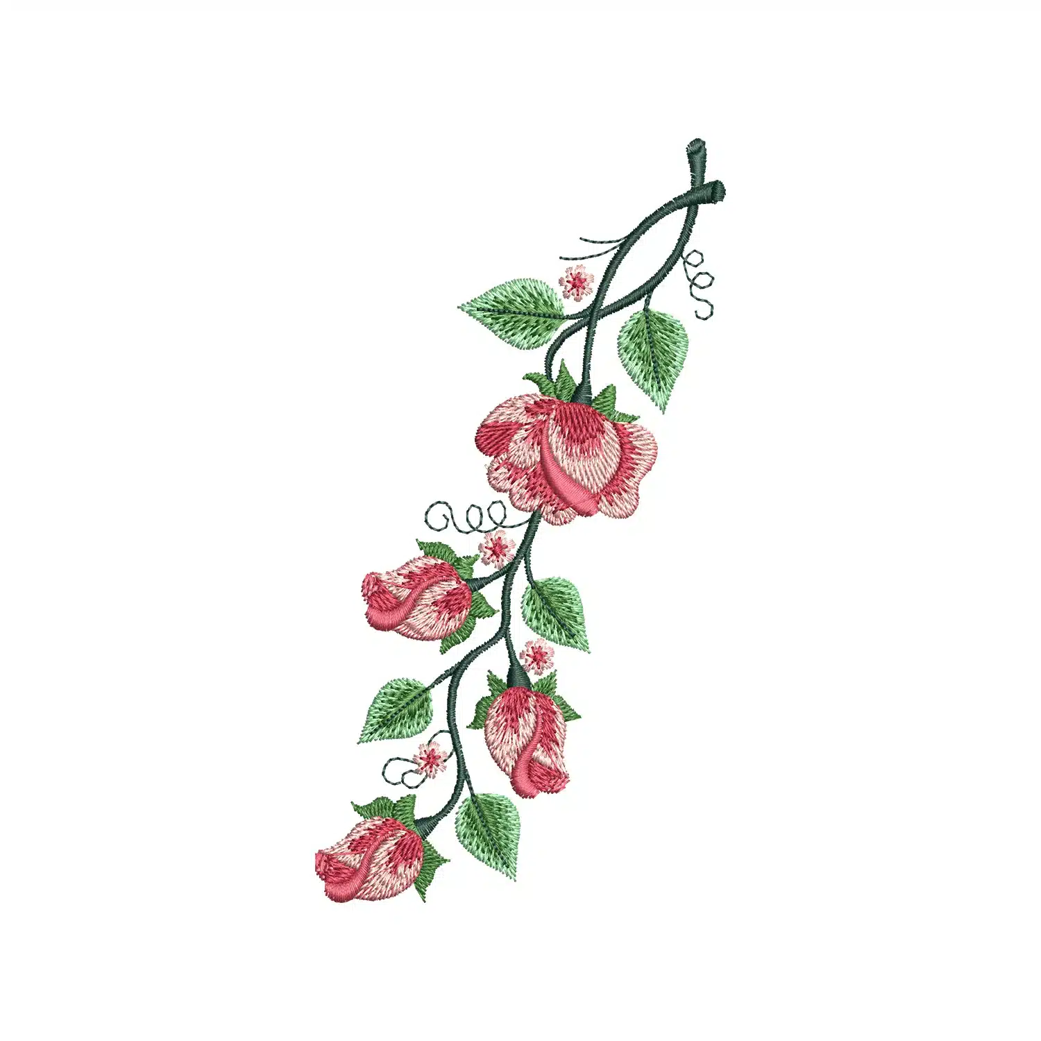 Rose Embroidery Design