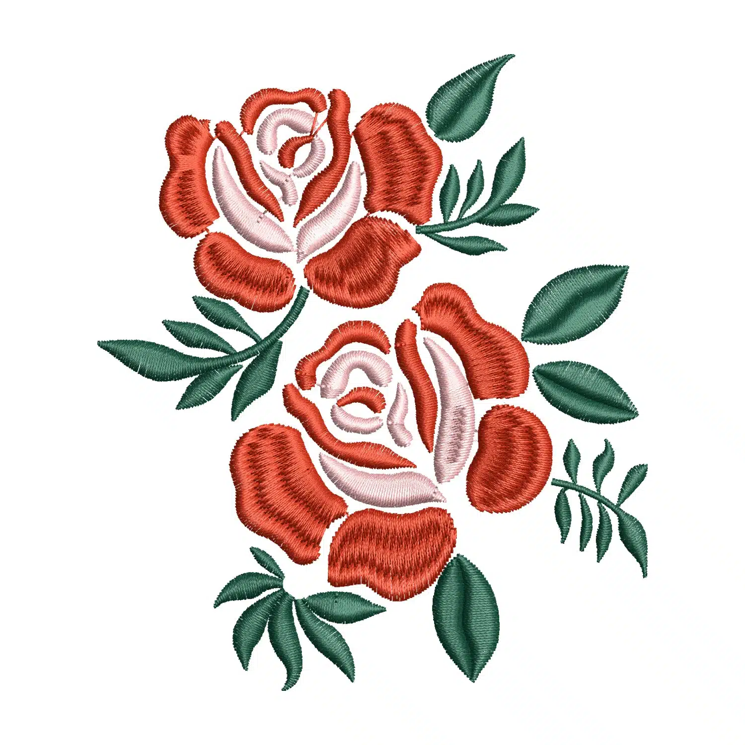 Roses Embroidery Design