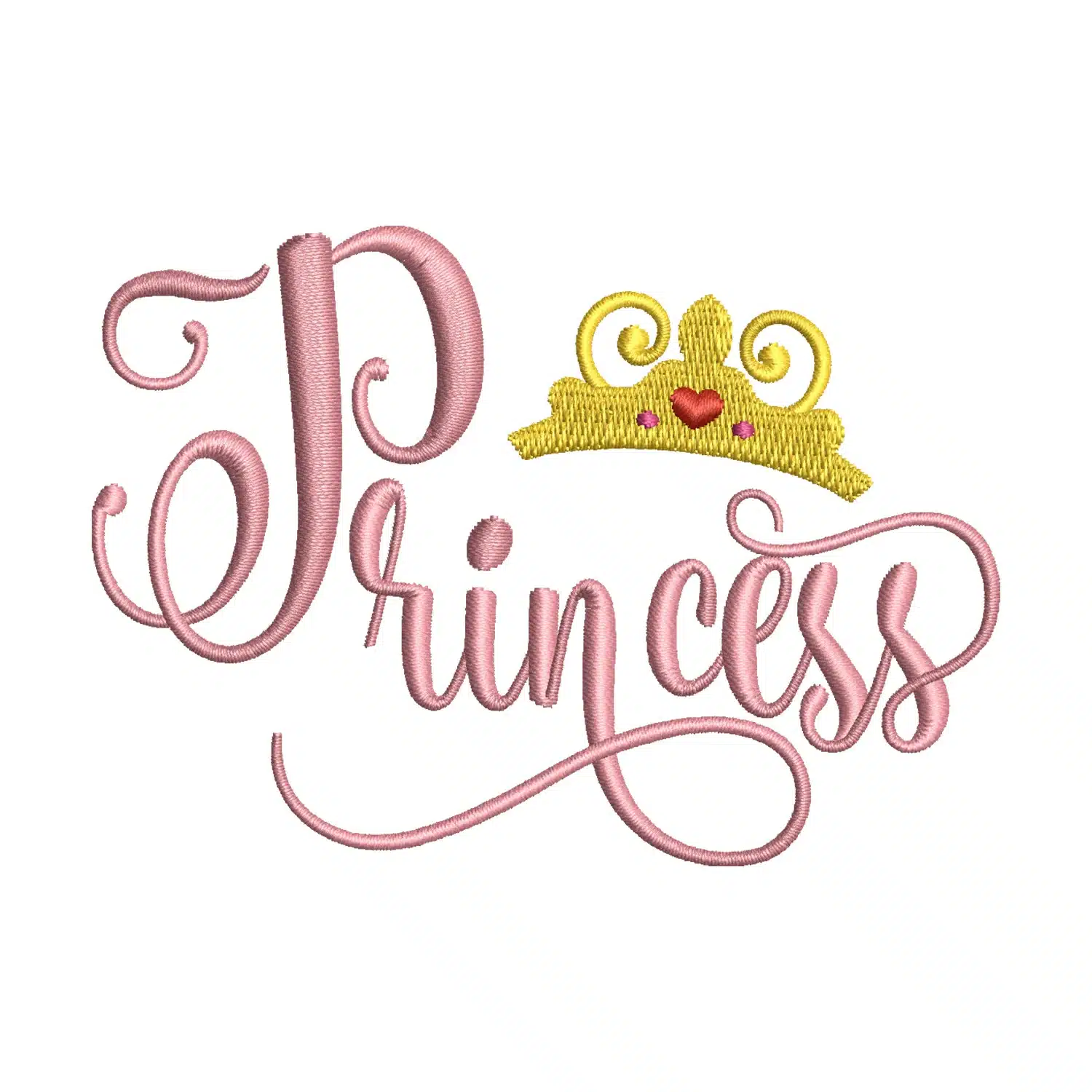Princess Embroidery Design