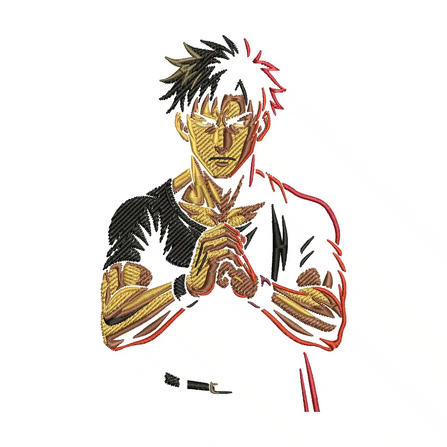 Satoru Gojo Embroidery Design