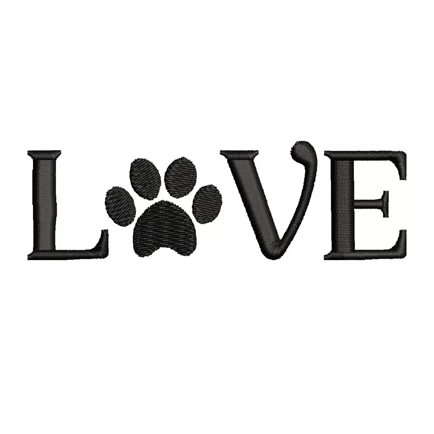 Love Embroidery Design