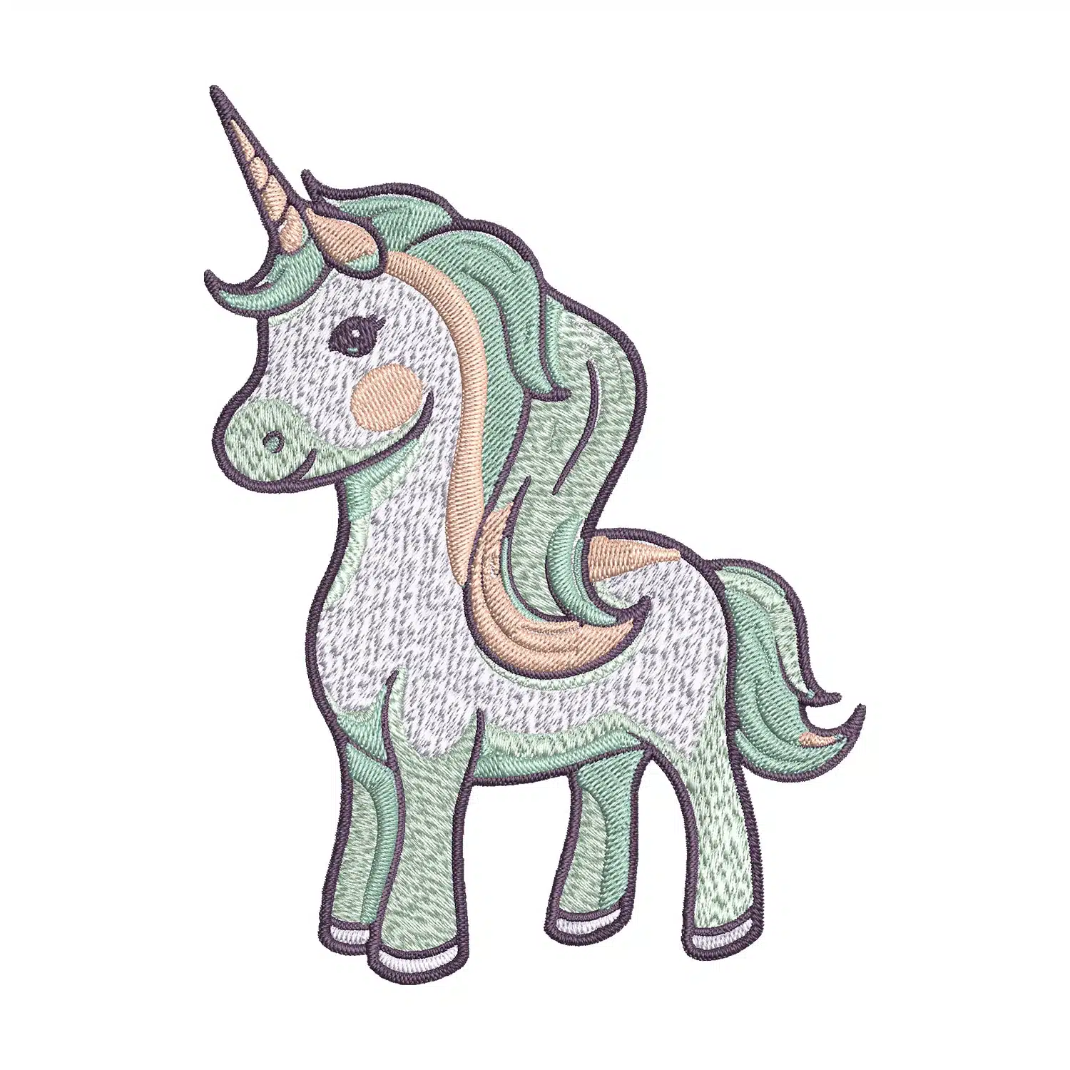 Unicorn Embroidery Design