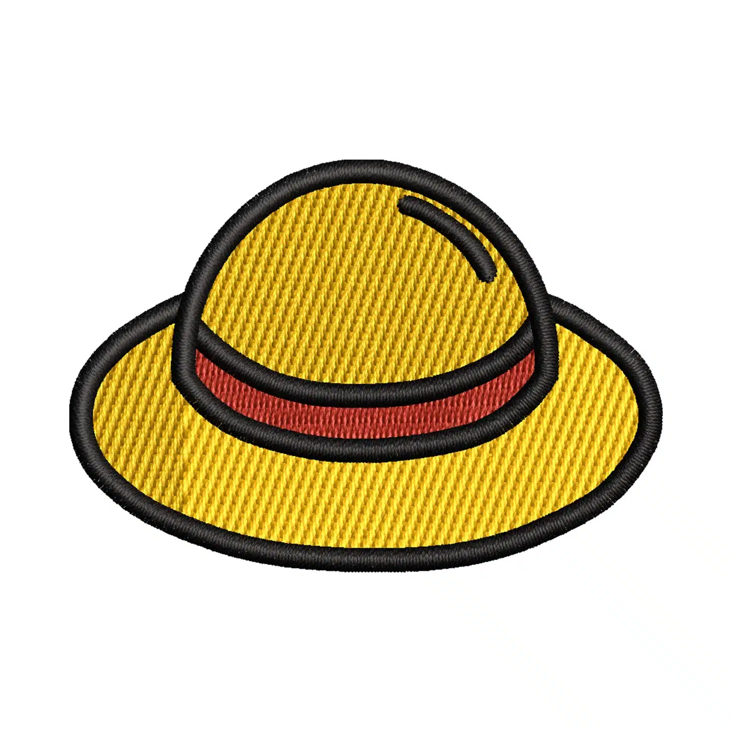 Straw Hat Embroidery Design