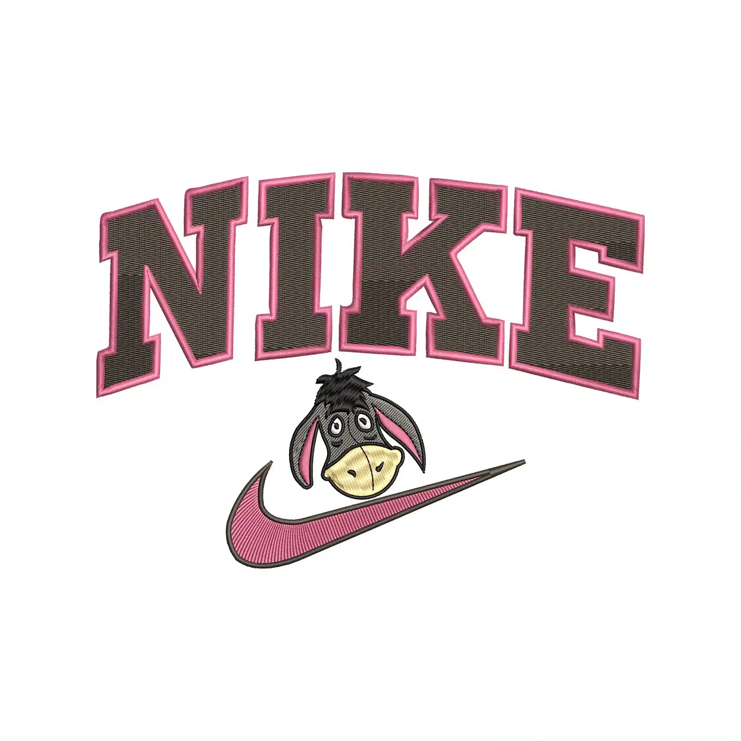 Eeyore Nike Embroidery Design