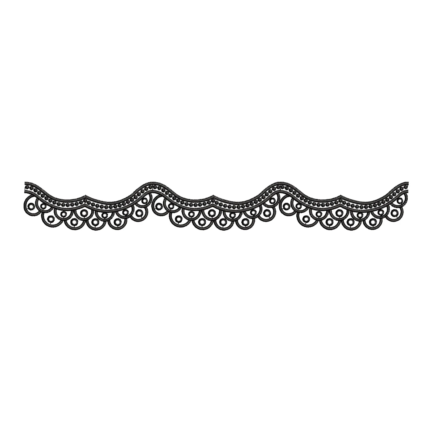 Color Border Embroidery Design