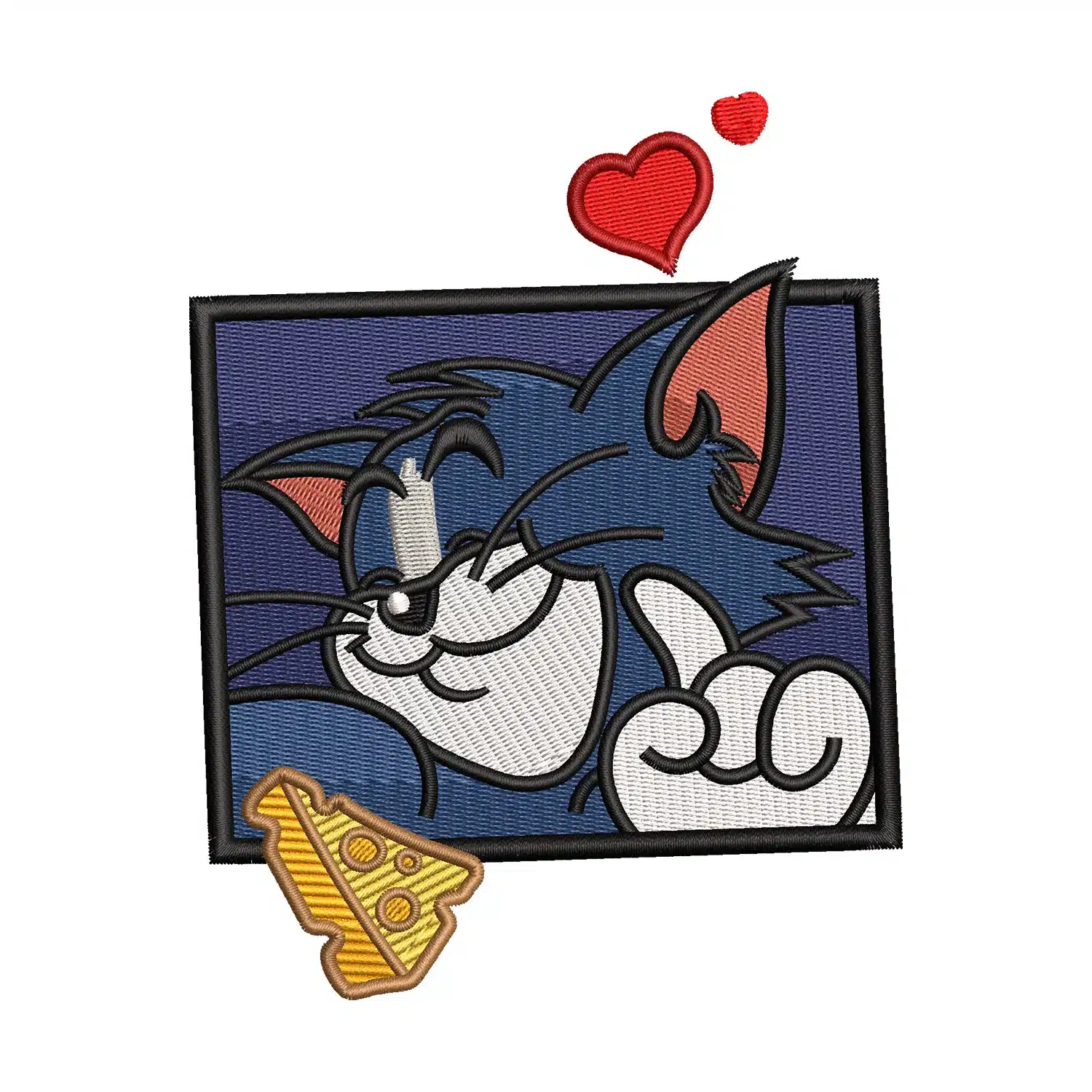 Tom Love Embroidery Design