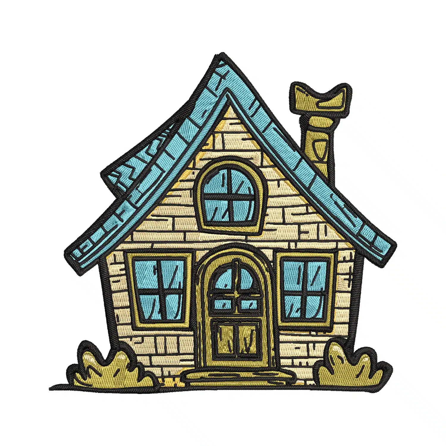 House Embroidery Design