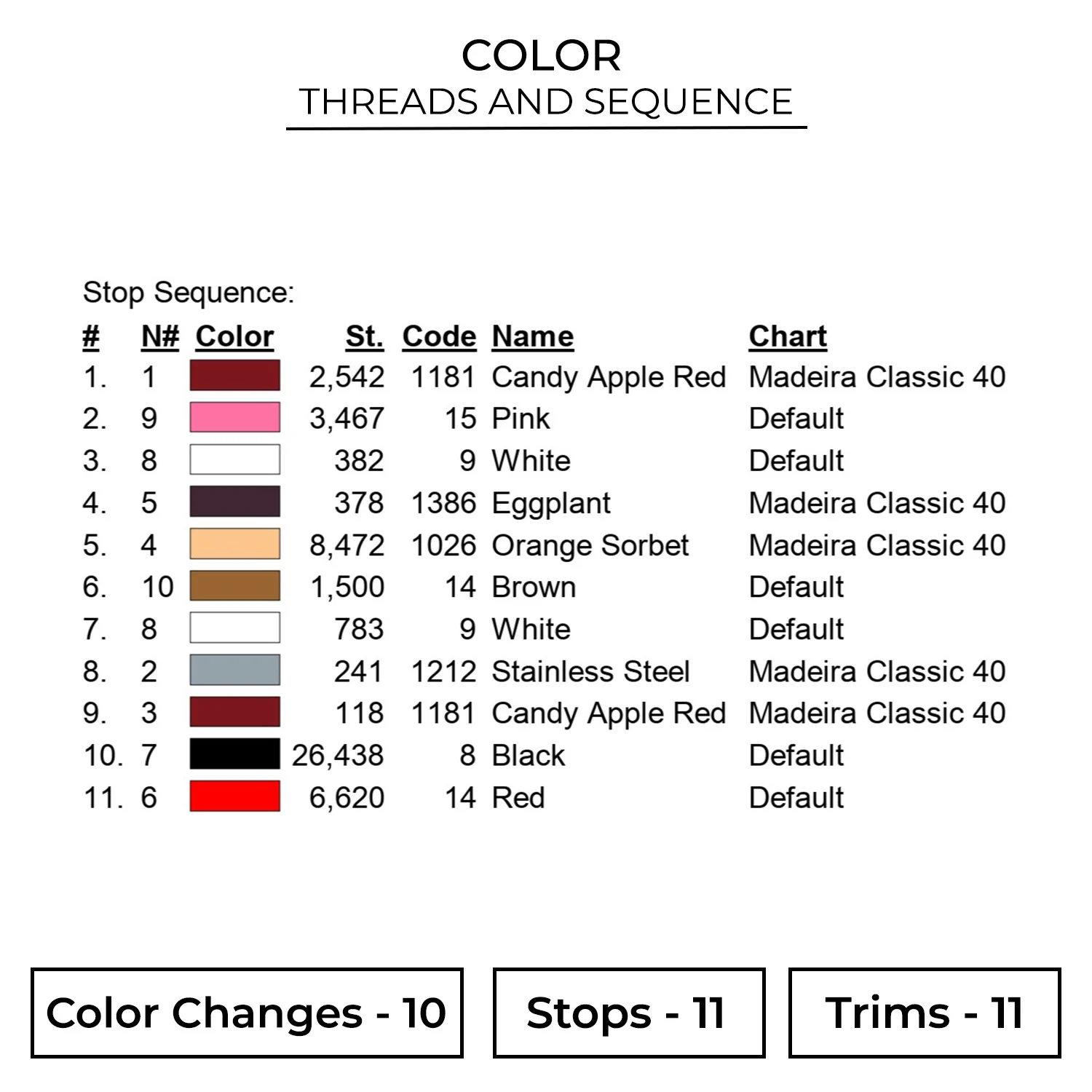 Color JJK203