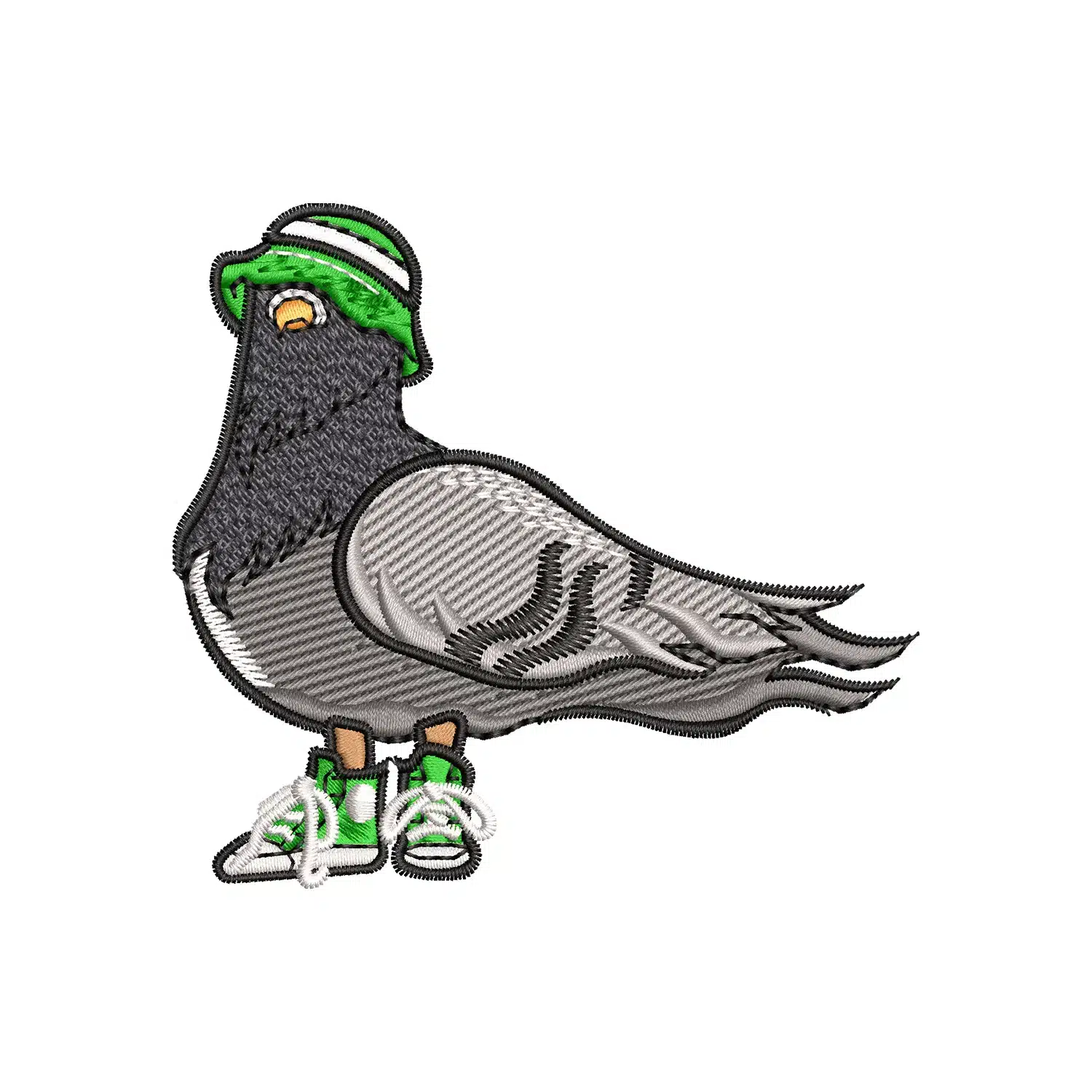 Pigeon Swag Embroidery Design