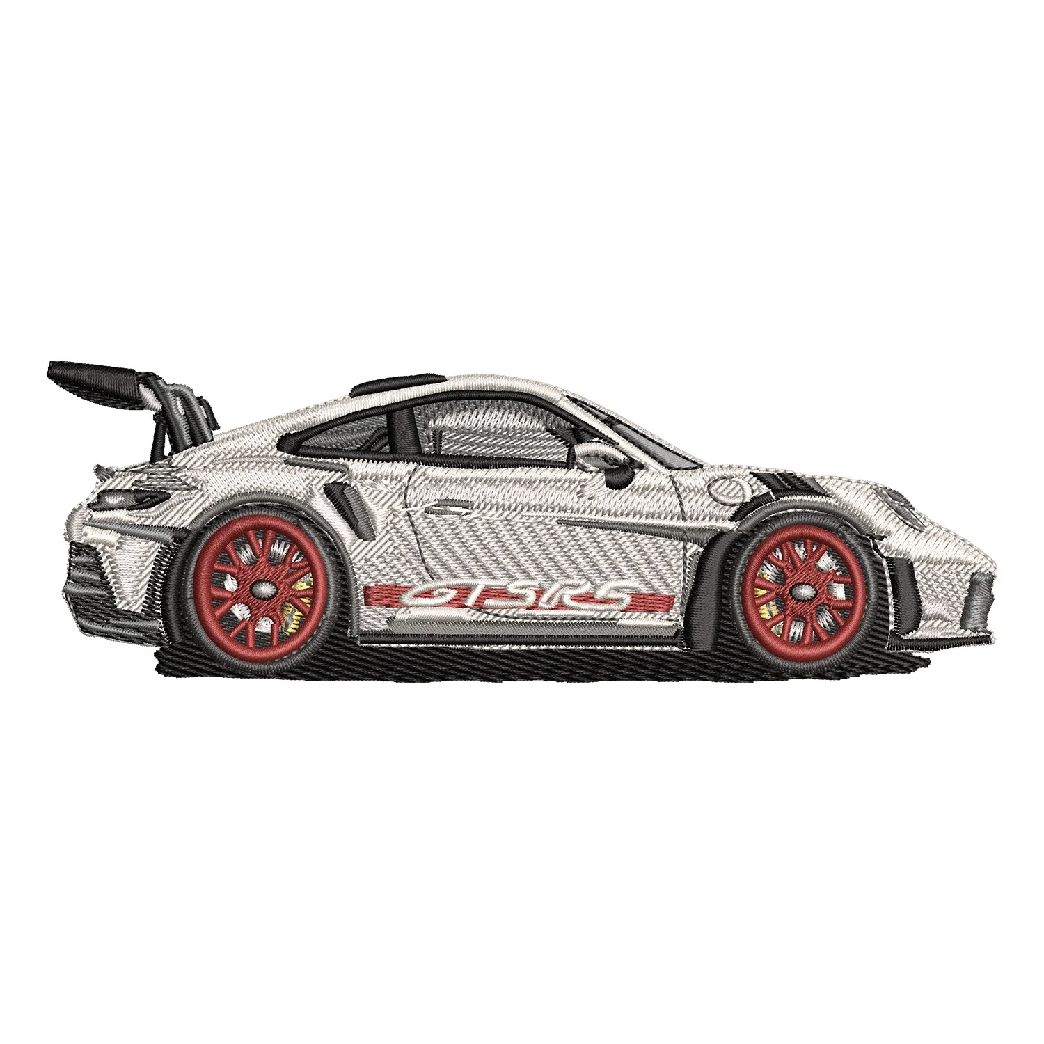 Porchse GT3RS Embroidery Design