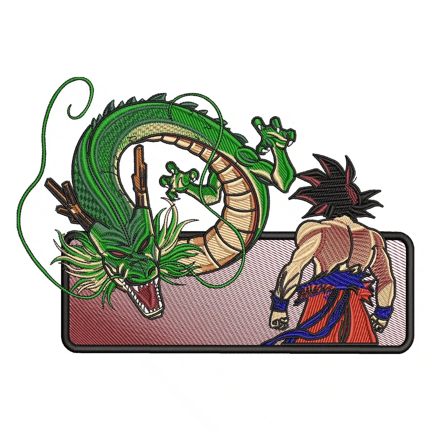 Home 102 Goku and Shenron Embroidery Design