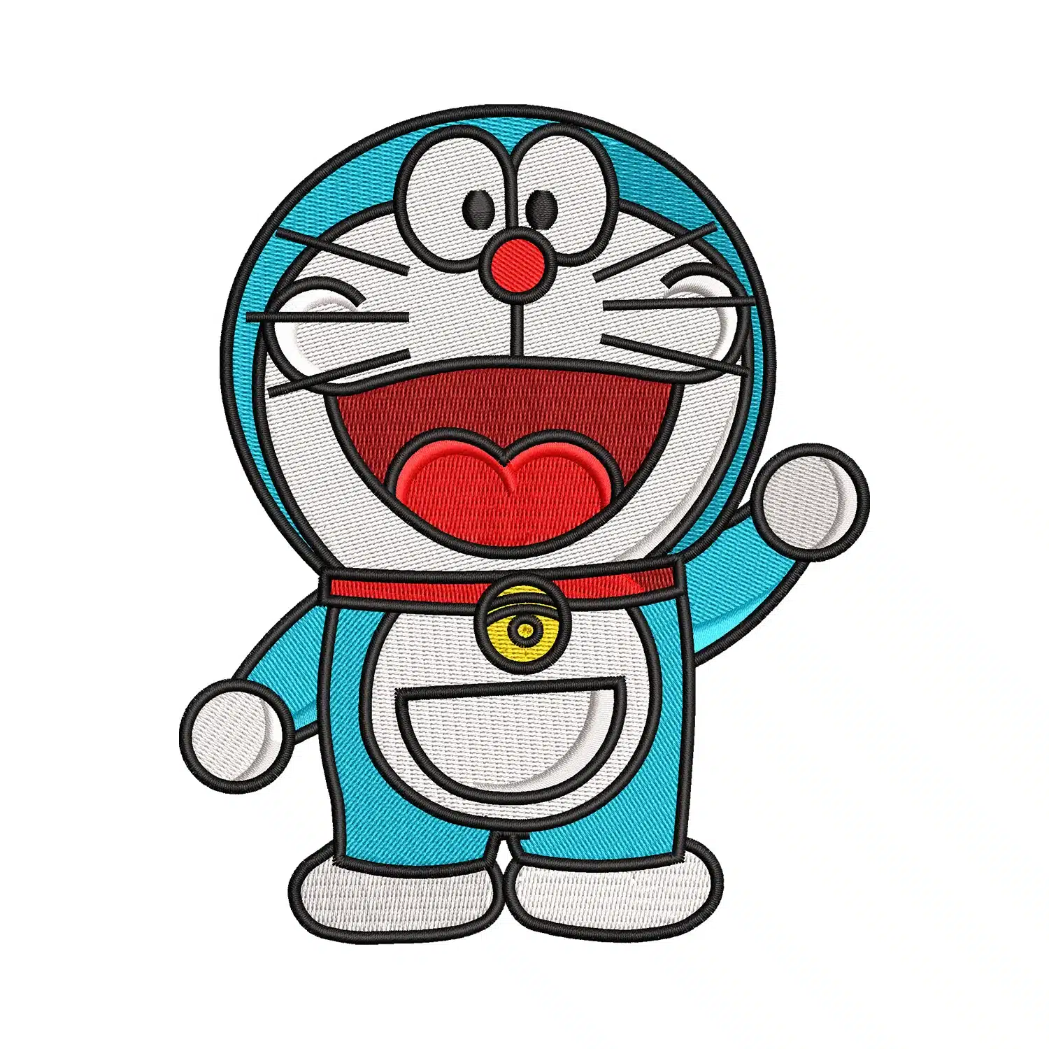 Doraemon Embroidery Design