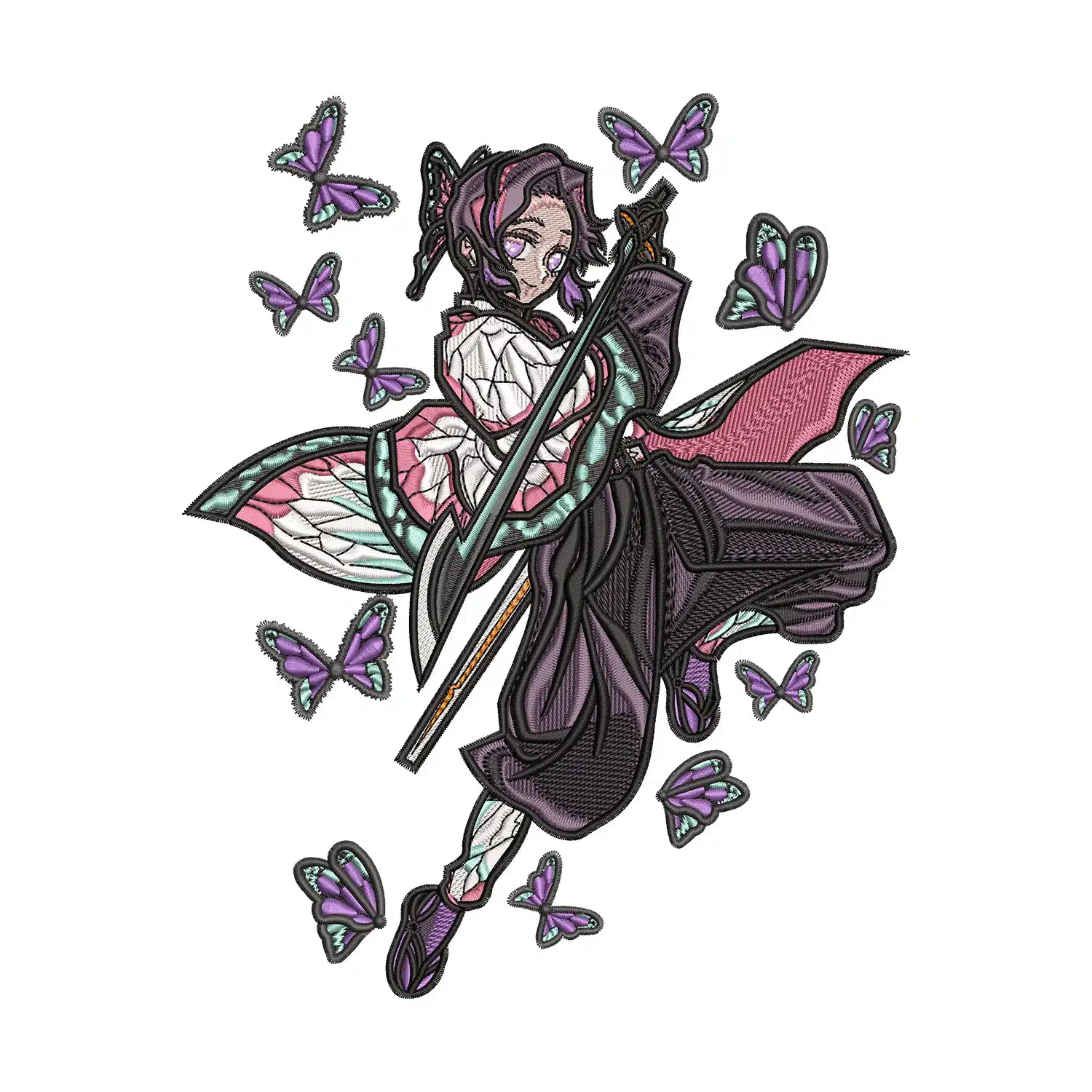 Home 90 Kocho Shinobu Embroidery Design