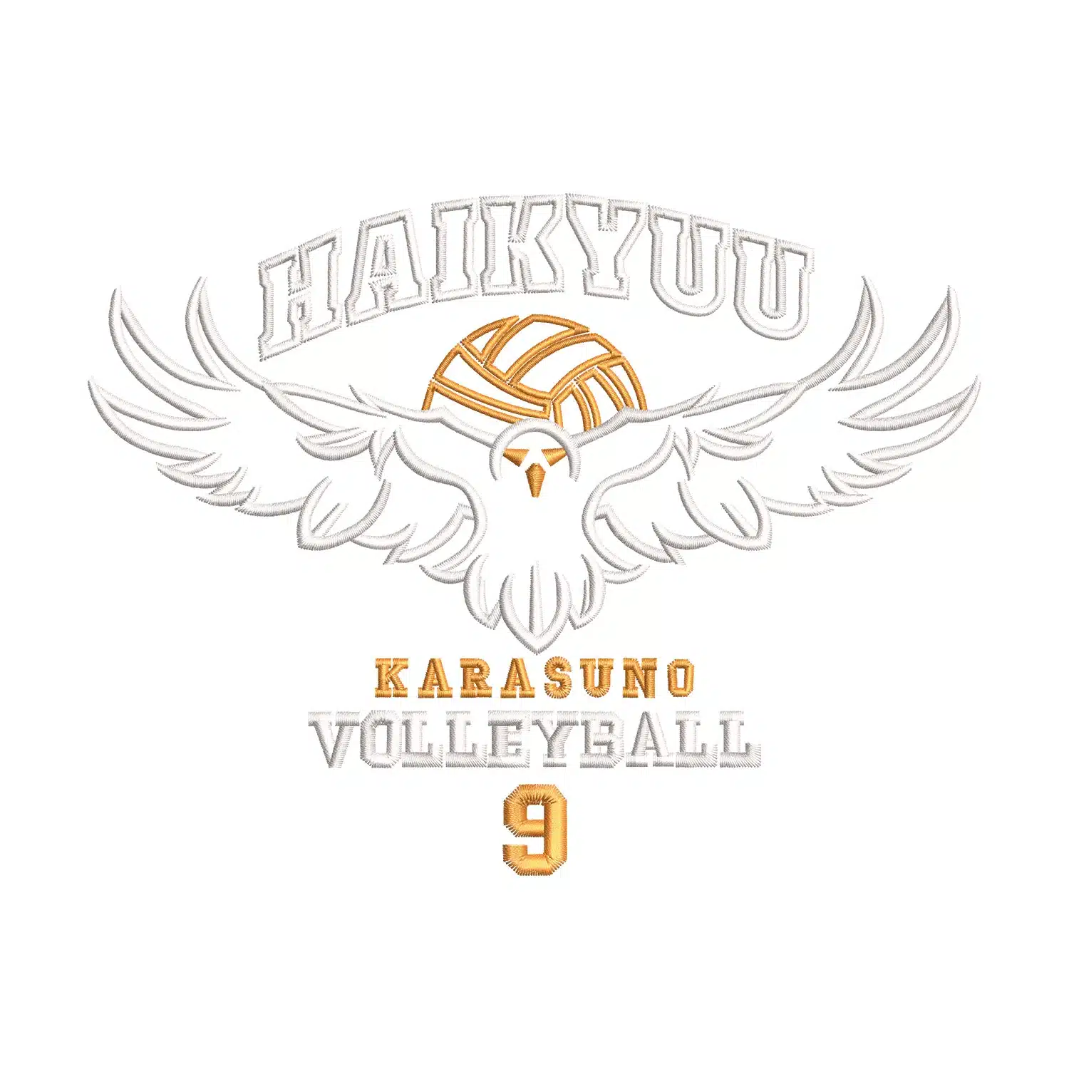 Home 98 Haikyu Karasuno Volleyball Embroidery Design