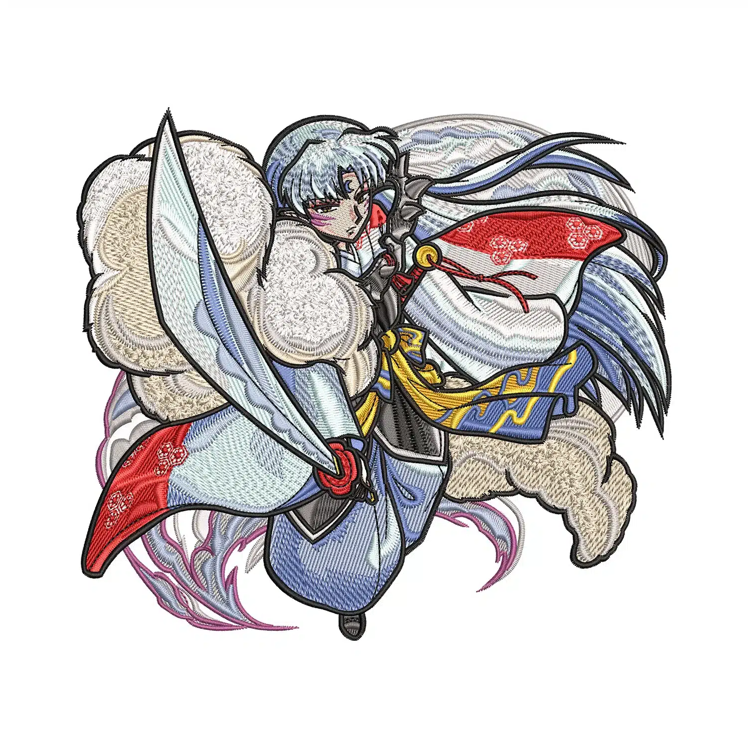 Home 108 Sesshomaru Embroidery Design
