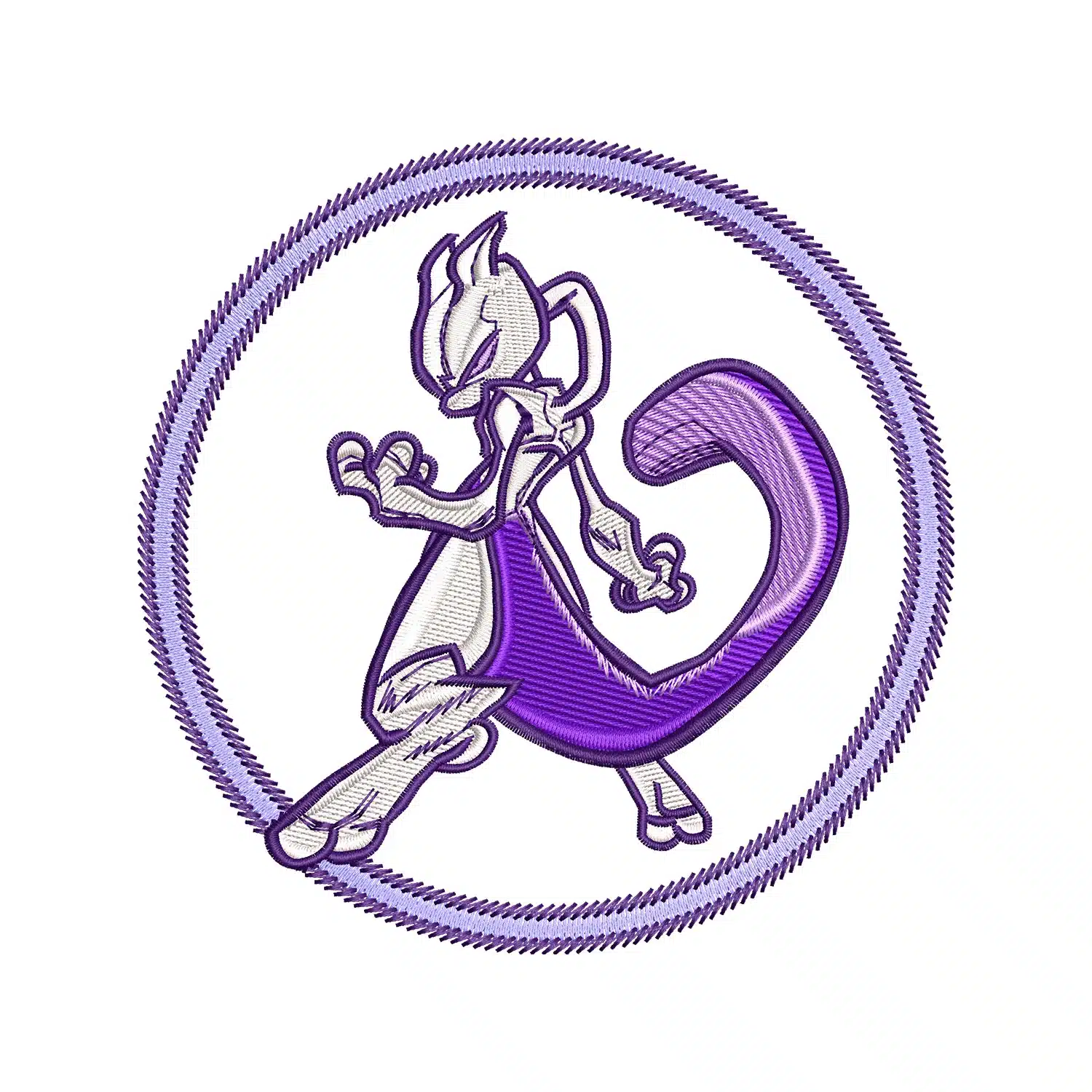 Home 108 Mewtwo Embroidery Design