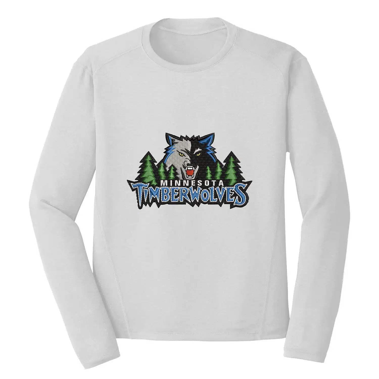 Minnesota Timberwolves Embroidery Design - Basketball 1 Mockup BKB28