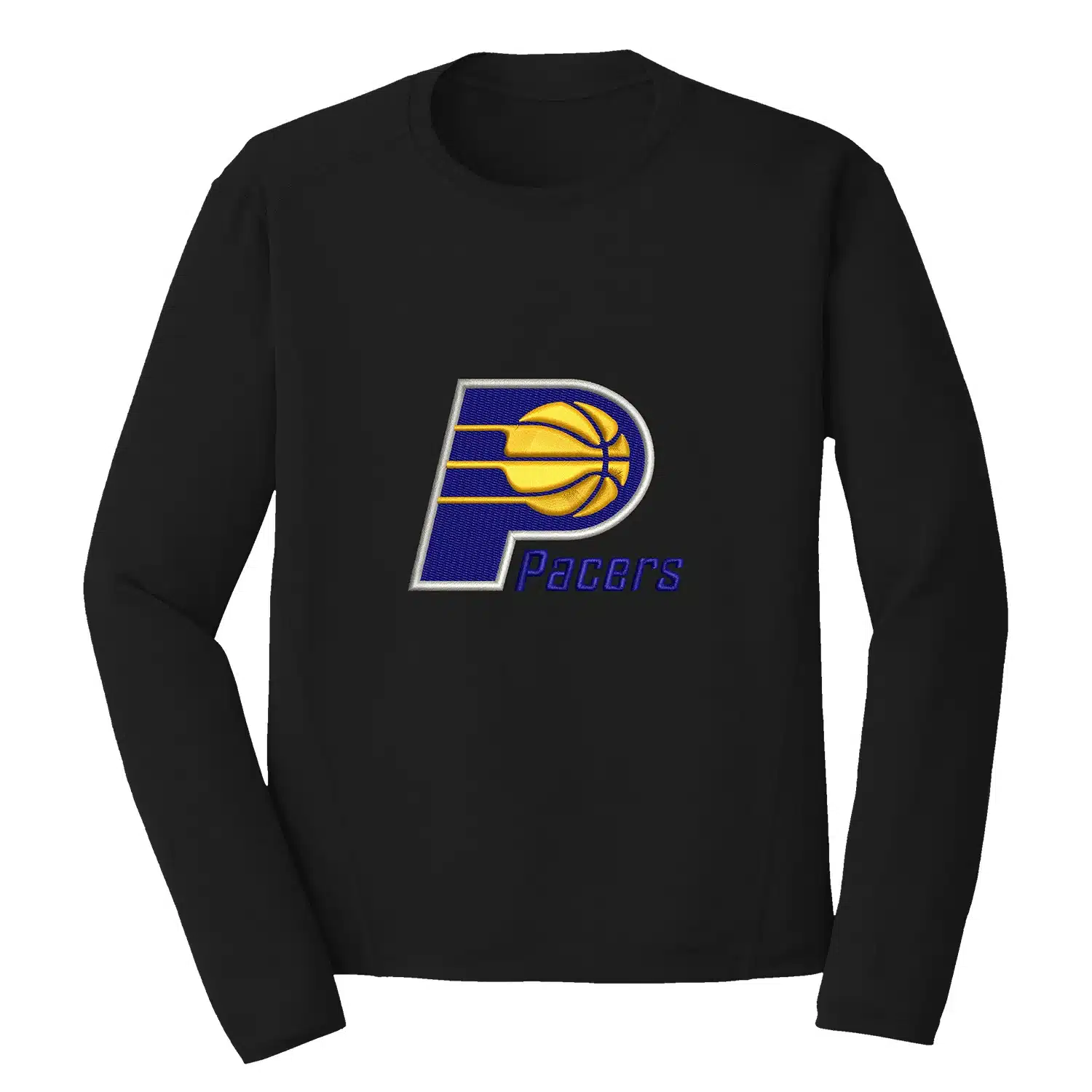 Pacers Logo Embroidery Design - Basketball 1 Mockup BKB32
