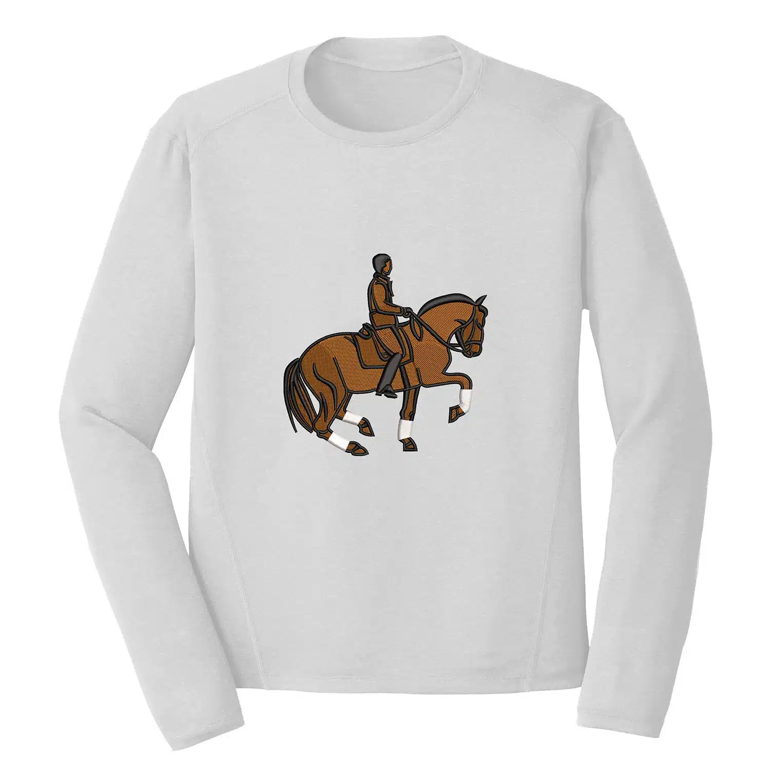 Horse Rider Embroidery Design - Animal Embroidery Design 1 MockupHRS10