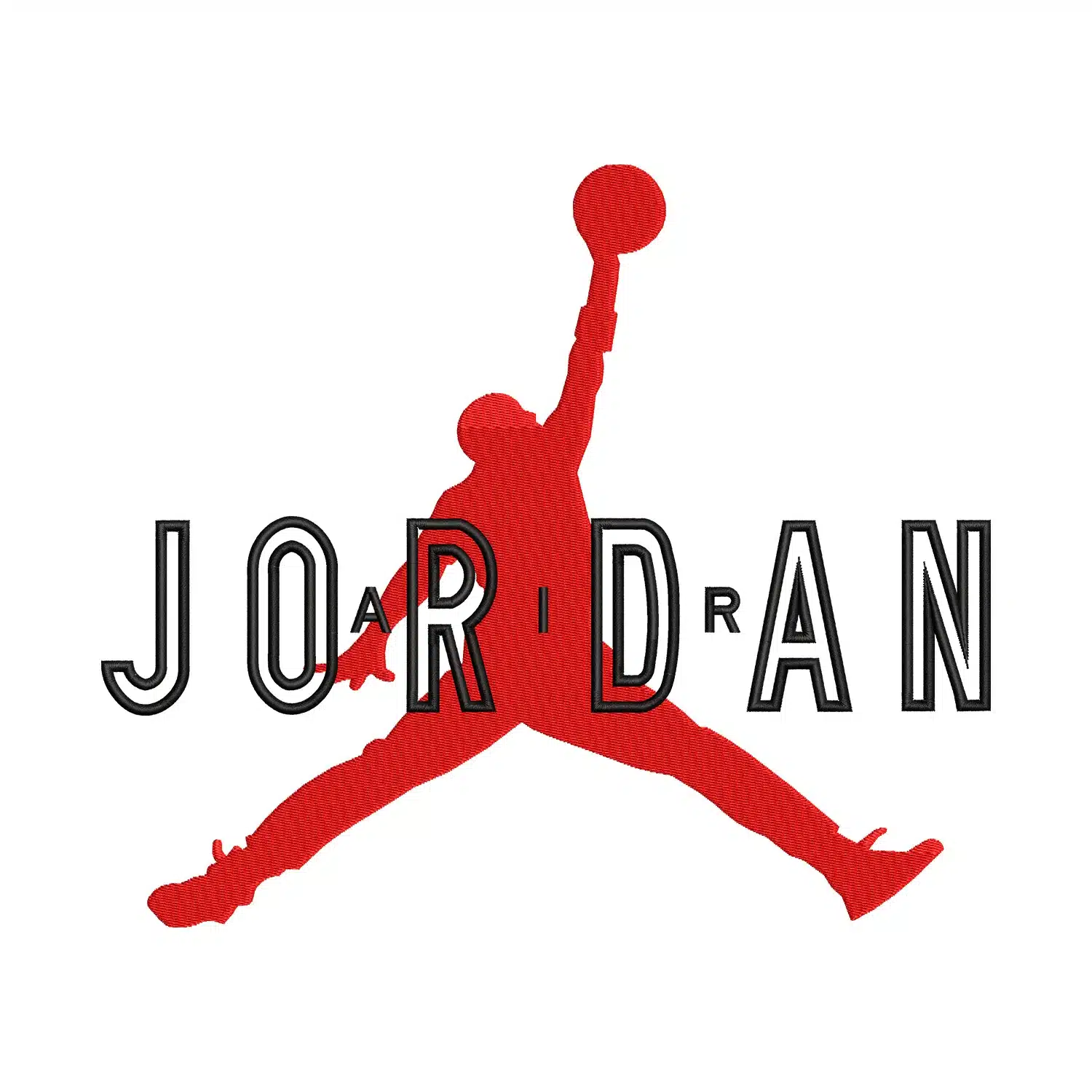 Air Jordan Logo Embroidery Design